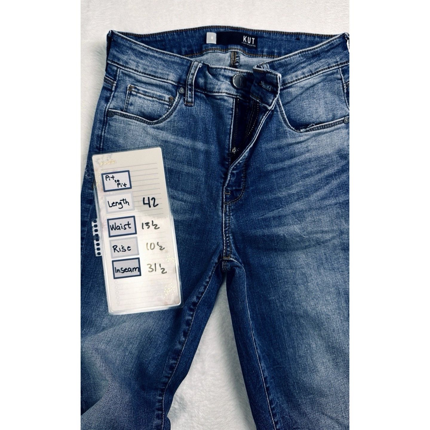 Other KUT From The Kloth ANA High-Rise Fab Ab Flare Jeans Womens 0 Size 25" / US 0 / IT 36 - 10 Thumbnail