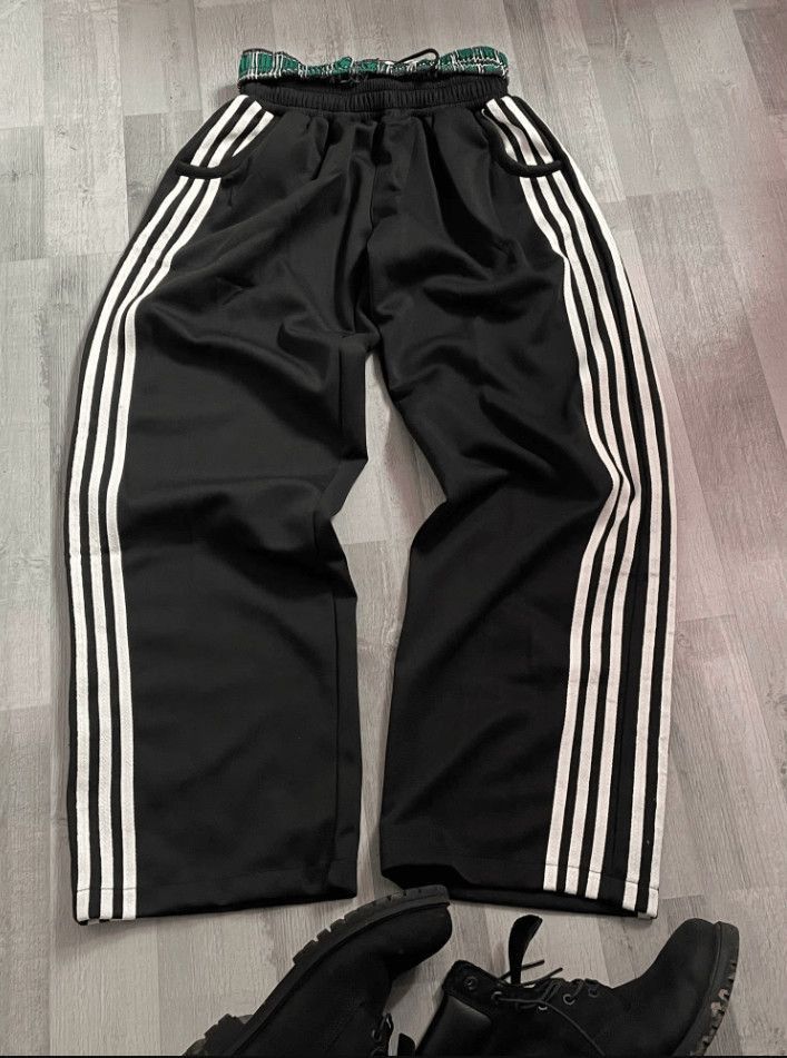 Japanese Brand Black Double Waist Boxer Baggy Sweatpants Size US 30 / EU 46 - 2 Thumbnail