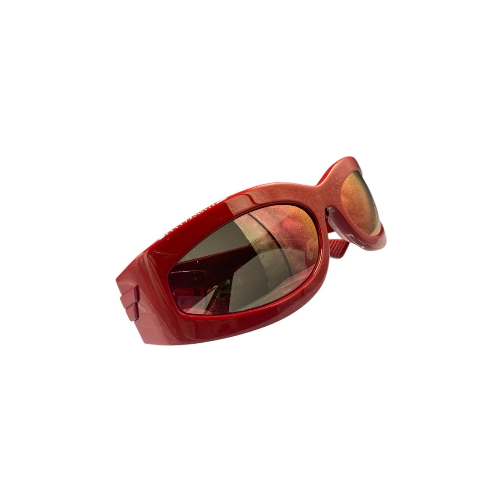 Bottega Veneta Red Chunky Sunglasses Size ONE SIZE - 9 Thumbnail