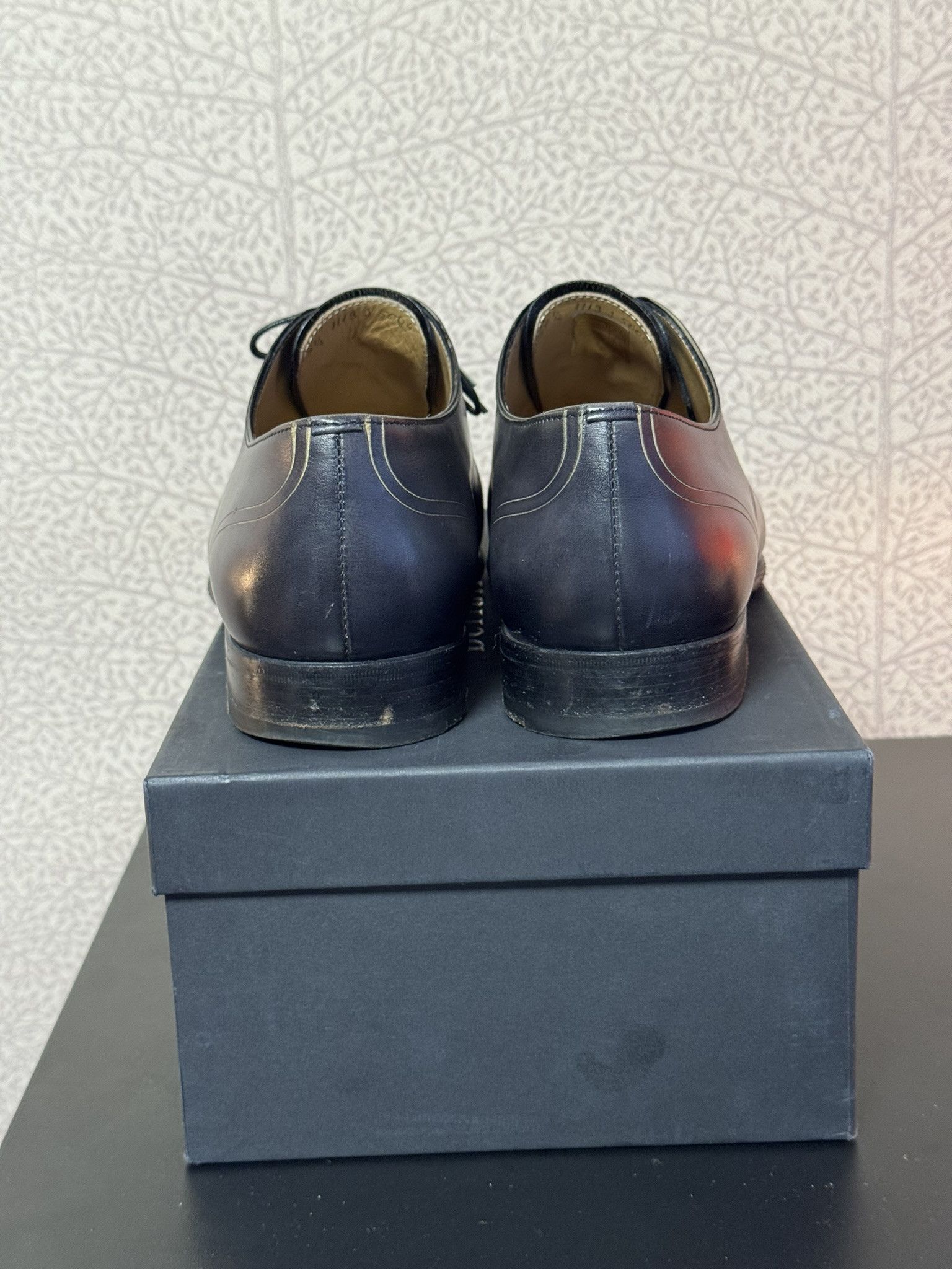 Berluti Berluti Galet Oxford S5004 Nero Grigio / US 8.5 Size US 8.5 / EU 41-42 - 4 Thumbnail