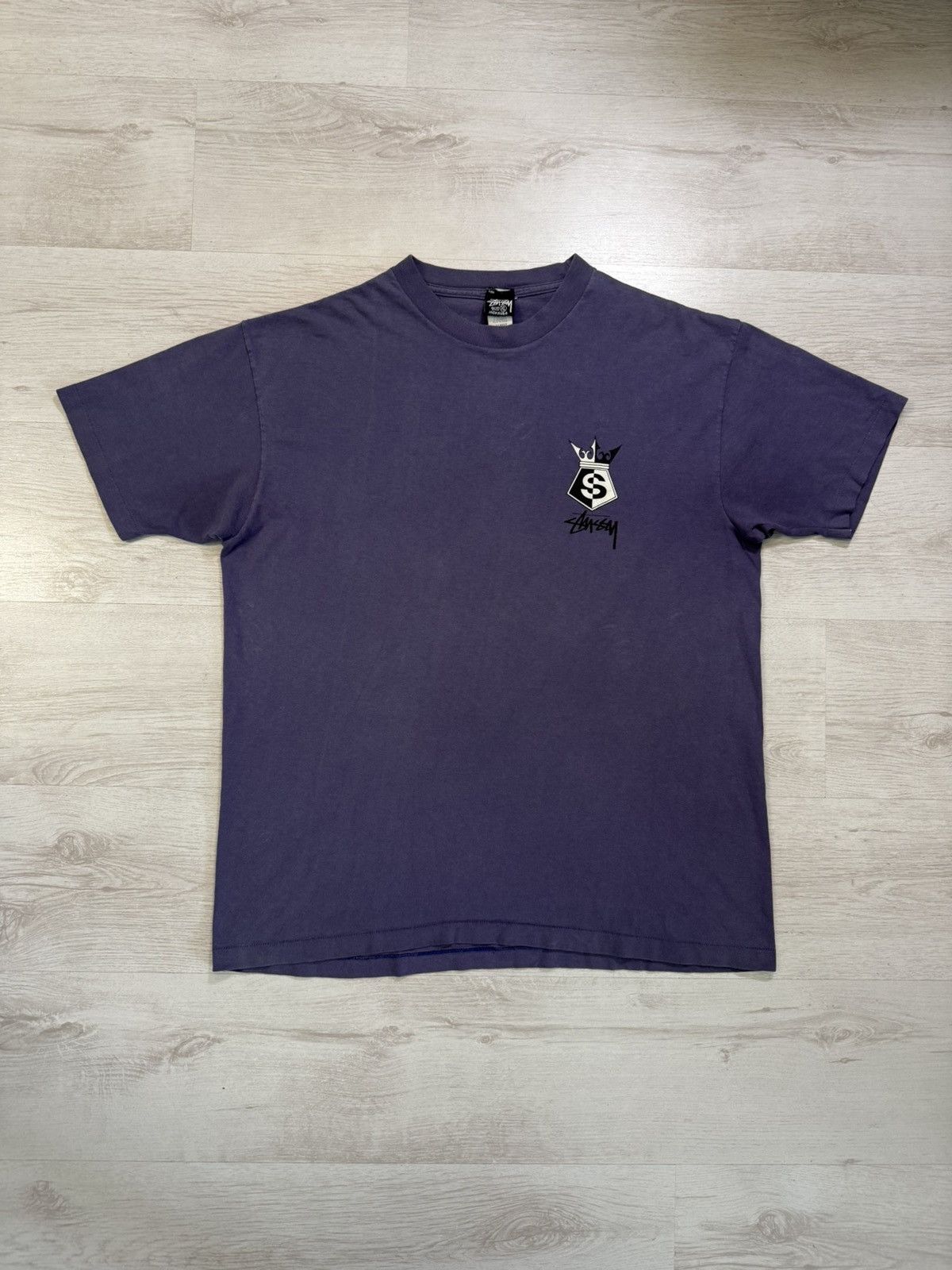Other 80’s Vintage Stussy Crown Logo Faded Tee Size US XL / EU 56 / 4 - 2 Thumbnail