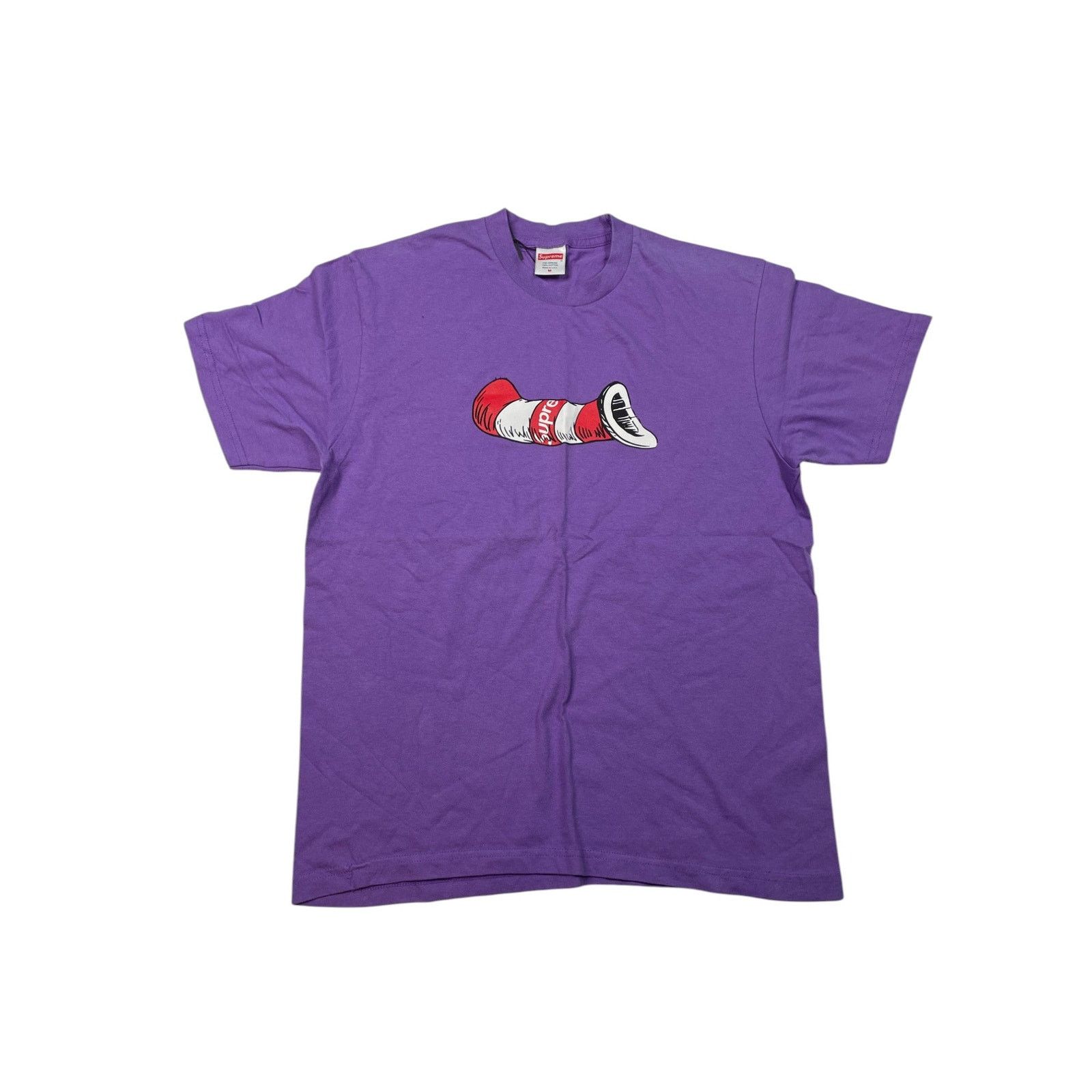 Supreme Supreme Cat In The Hat Purple T-Shirt Size US M / EU 48-50 / 2 - 1 Thumbnail