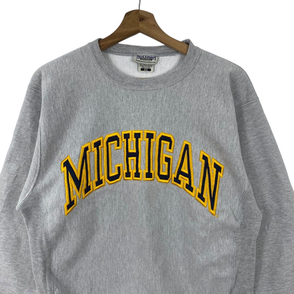 Other Vintage 90's MICHIGAN University Logo Crewneck Pullover Size US XS / EU 42 / 0 - 2 Thumbnail