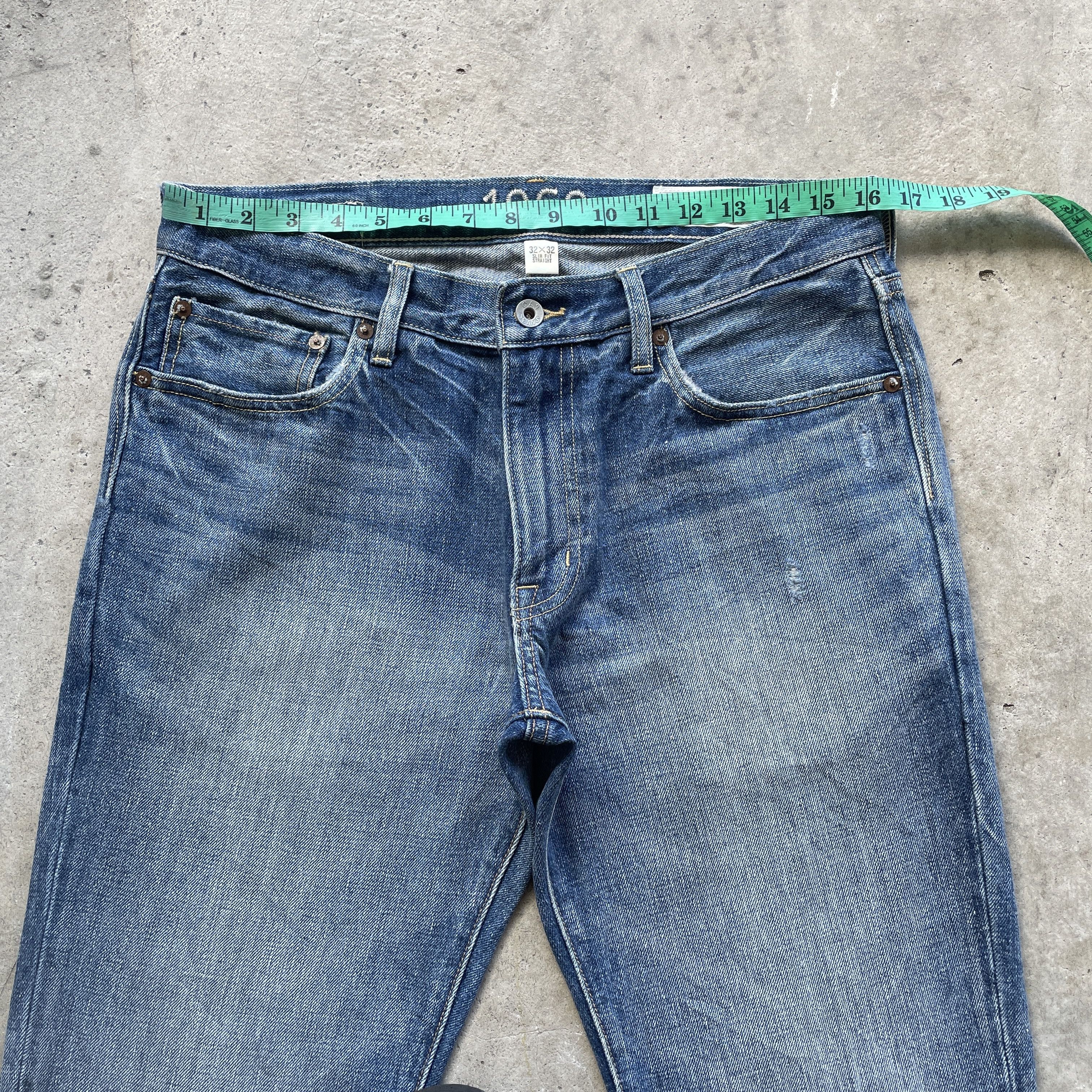 Gap × Jean W32 VINTAGE GAP JEANS STRAIGHT SLIM FIT FADED DENIM PANTS Size US 32 / EU 48 - 5 Thumbnail