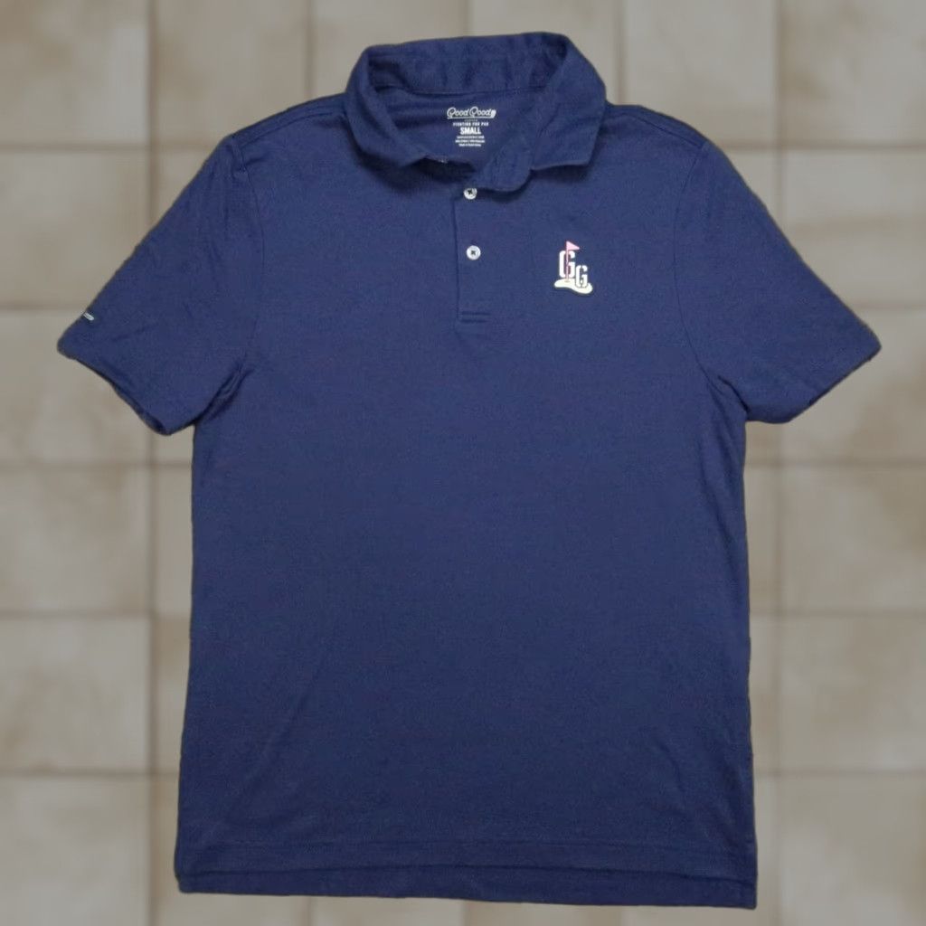 Vintage Good Good Golf Shirt Mens Small Blue Performance Polo Short Sleeve Size US S / EU 44-46 / 1 - 1 Thumbnail