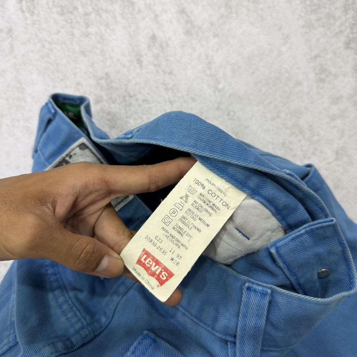 Levi's Vintage Clothing Vintage Y2K SILVERTAB jeans by Levi's blue short Size US 29 - 7 Thumbnail