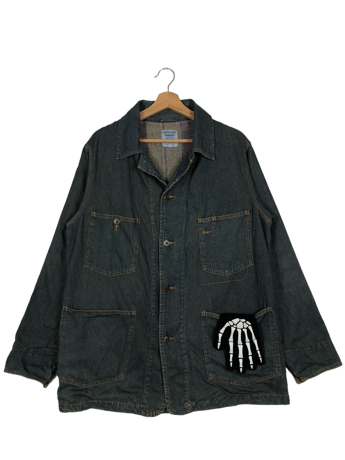 🔥90’s Chore Jacket Cargo Pocket Worker Paralyser