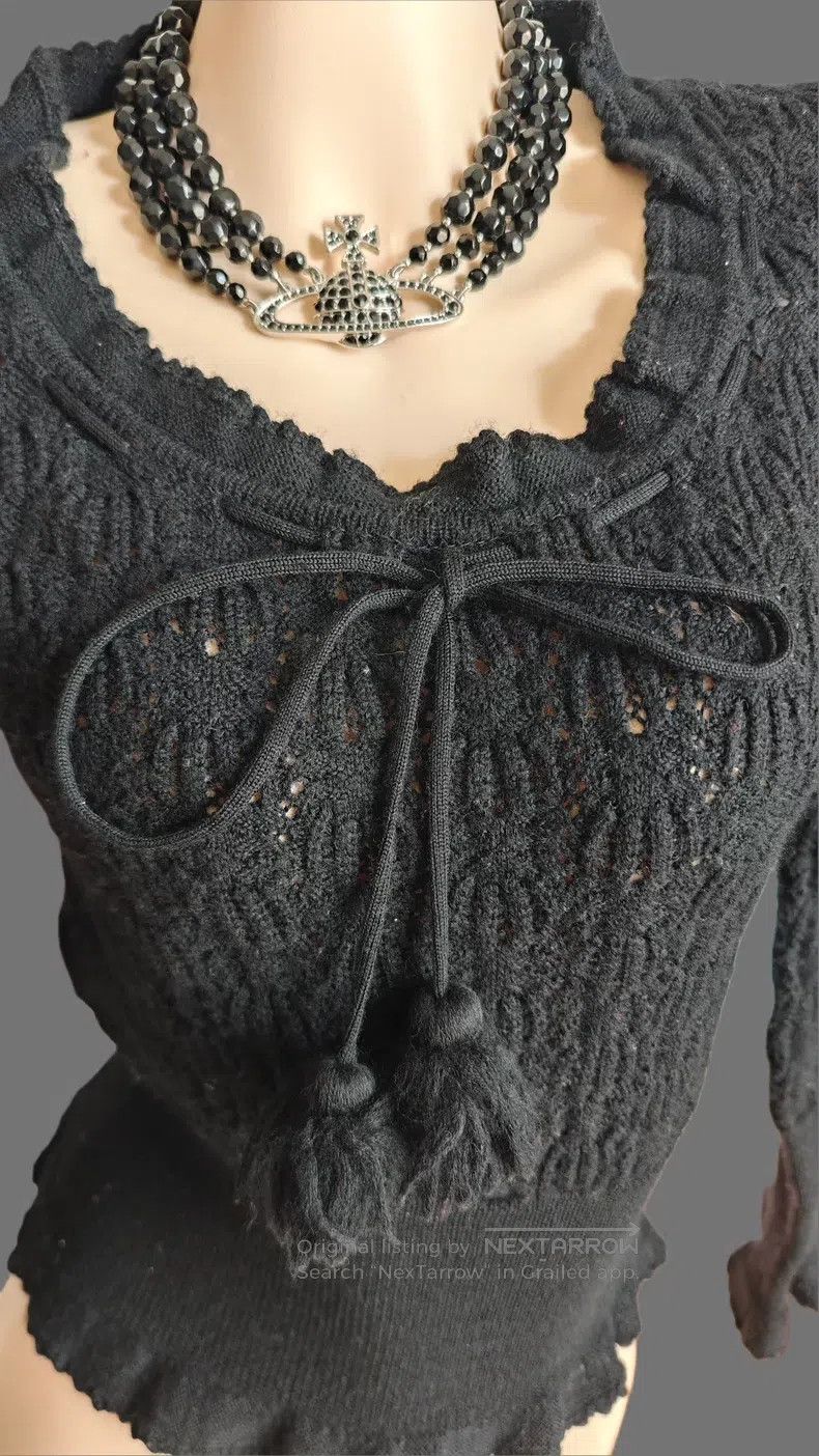 Vivienne Westwood Vivienne Westwood Black Pom Pom Jumper Size M / US 6-8 / IT 42-44 - 8 Thumbnail