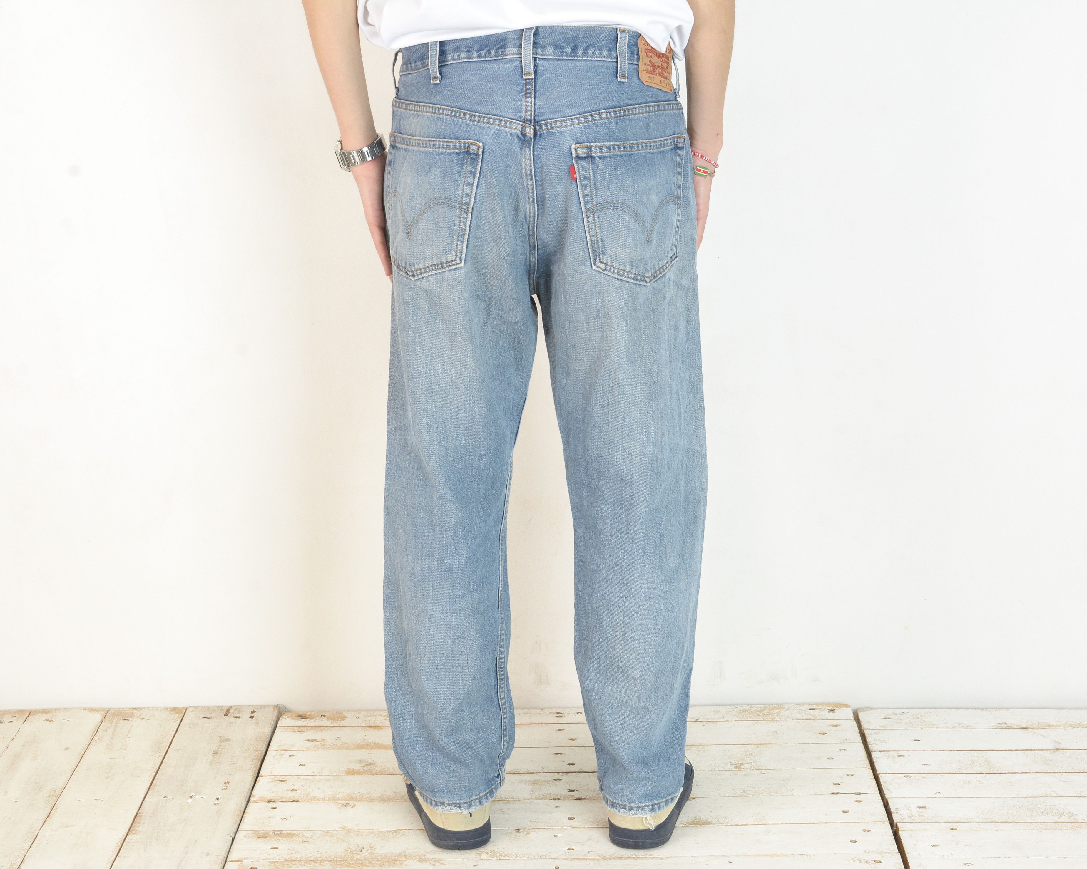Levi's 505 Vintage W38 L29 Regular Straight Jeans Denim Brazil Size US 38 / EU 54 - 4 Thumbnail
