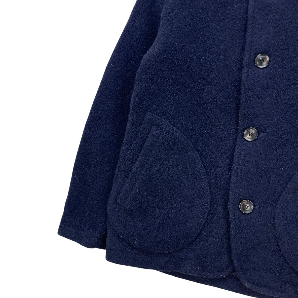 Danton 💥Vintage Danton Double D Pocket Wool Collar Less Jacket Size S / US 4 / IT 40 - 4 Thumbnail