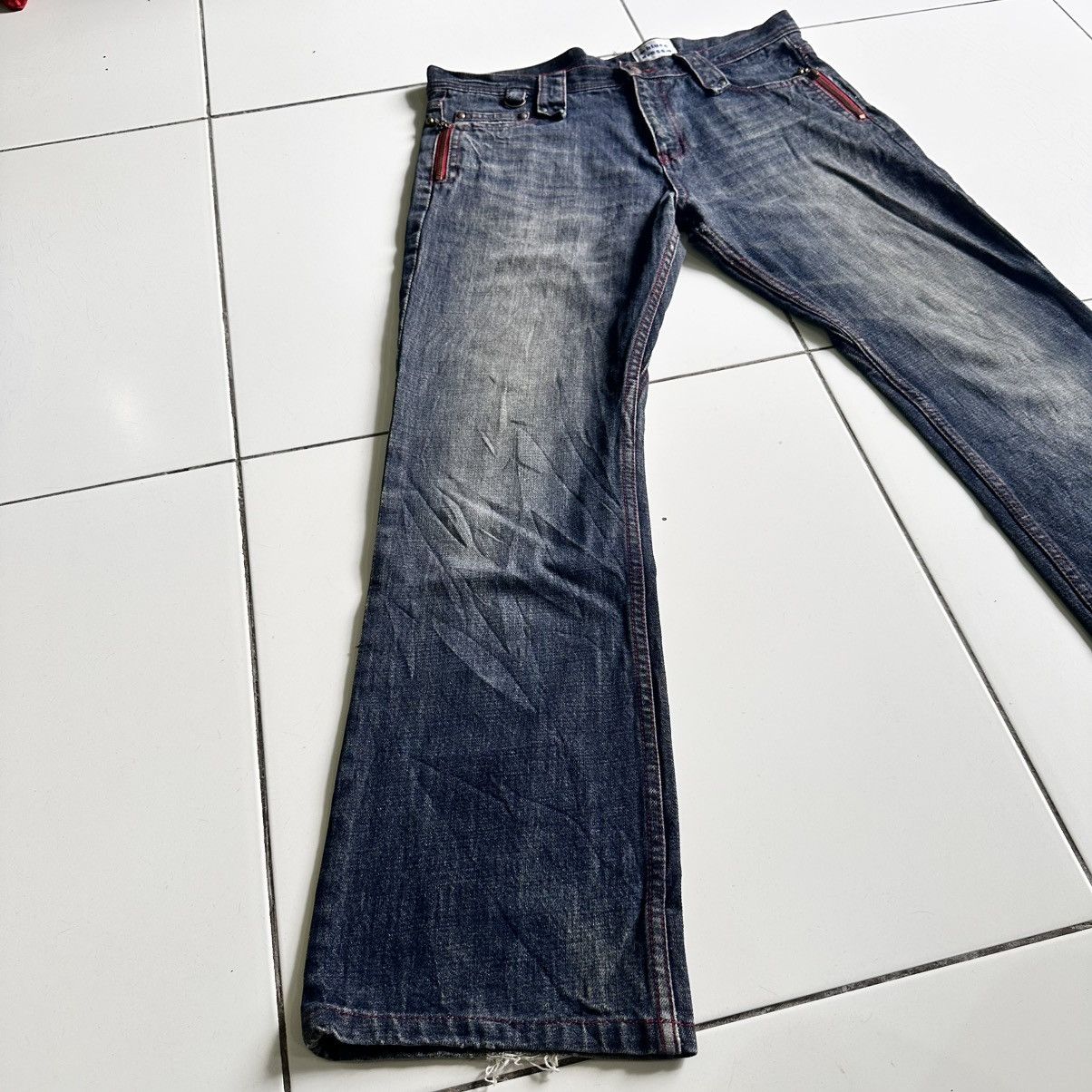 Denim & Supply Ralph Lauren × Japanese Brand Japanesse Blues Dress Blue Jeans Size US 34 / EU 50 - 5 Thumbnail