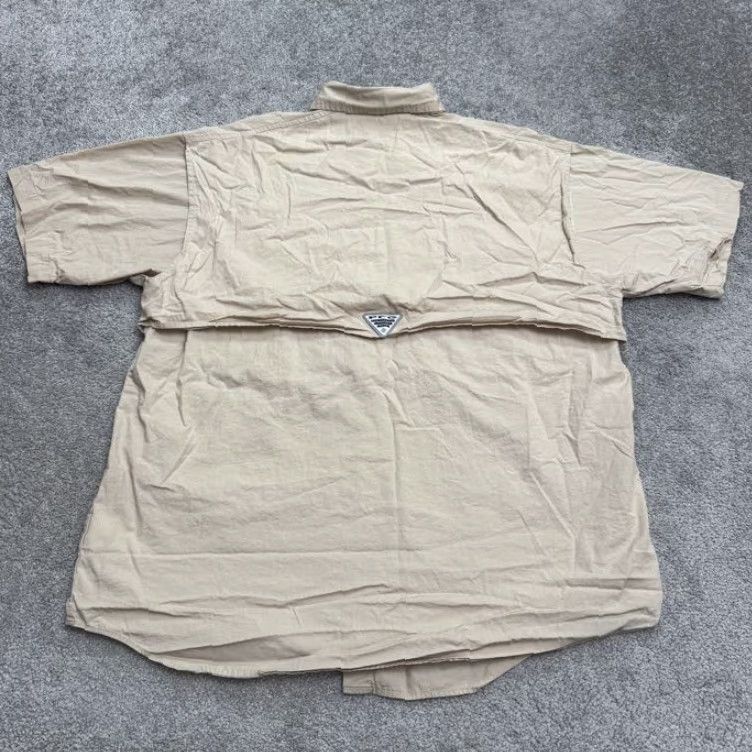 Vintage VINTAGE Columbia PFG Bonehead II Fishing Shirt Mens Medium Beige Cotton Outdoor Camping All Seasons Size US M / EU 48-50 / 2 - 2 Thumbnail