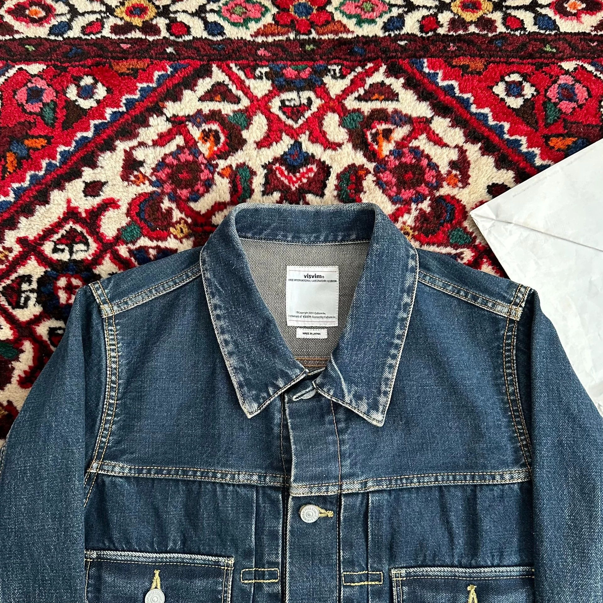 Visvim VISVIM 18AW 101 JKT SPOT denim jacket Size US M / EU 48-50 / 2 - 8 Thumbnail