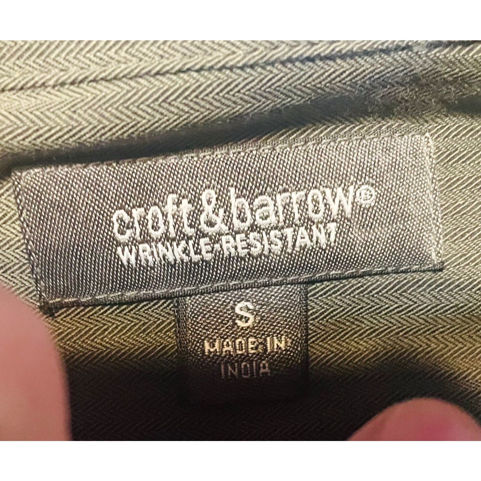 Croft & Barrow Croft & Barrow Wrinkle-Resistance Men's Gray Button-Up Long Sleeve Shirt Small NWT Size US S / EU 44-46 / 1 - 7 Thumbnail