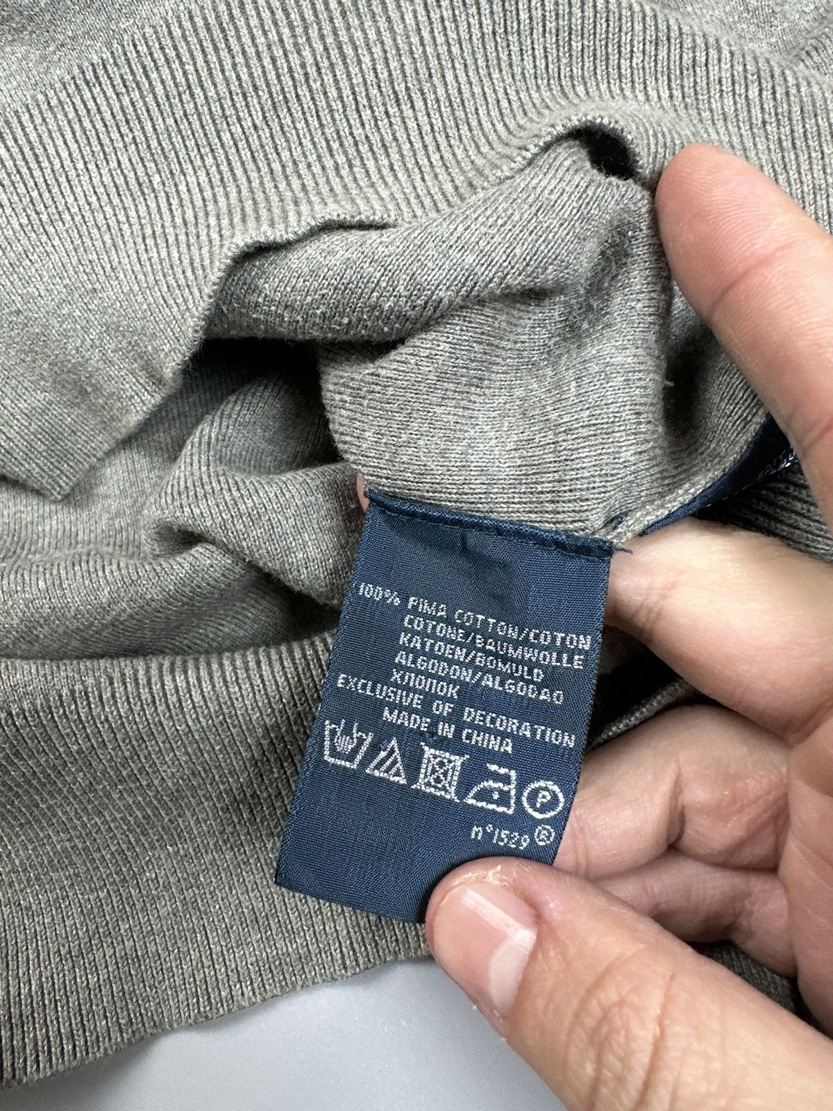 Polo Ralph Lauren × Vintage Polo Ralph Lauren V neck knitwear Size US M / EU 48-50 / 2 - 5 Thumbnail