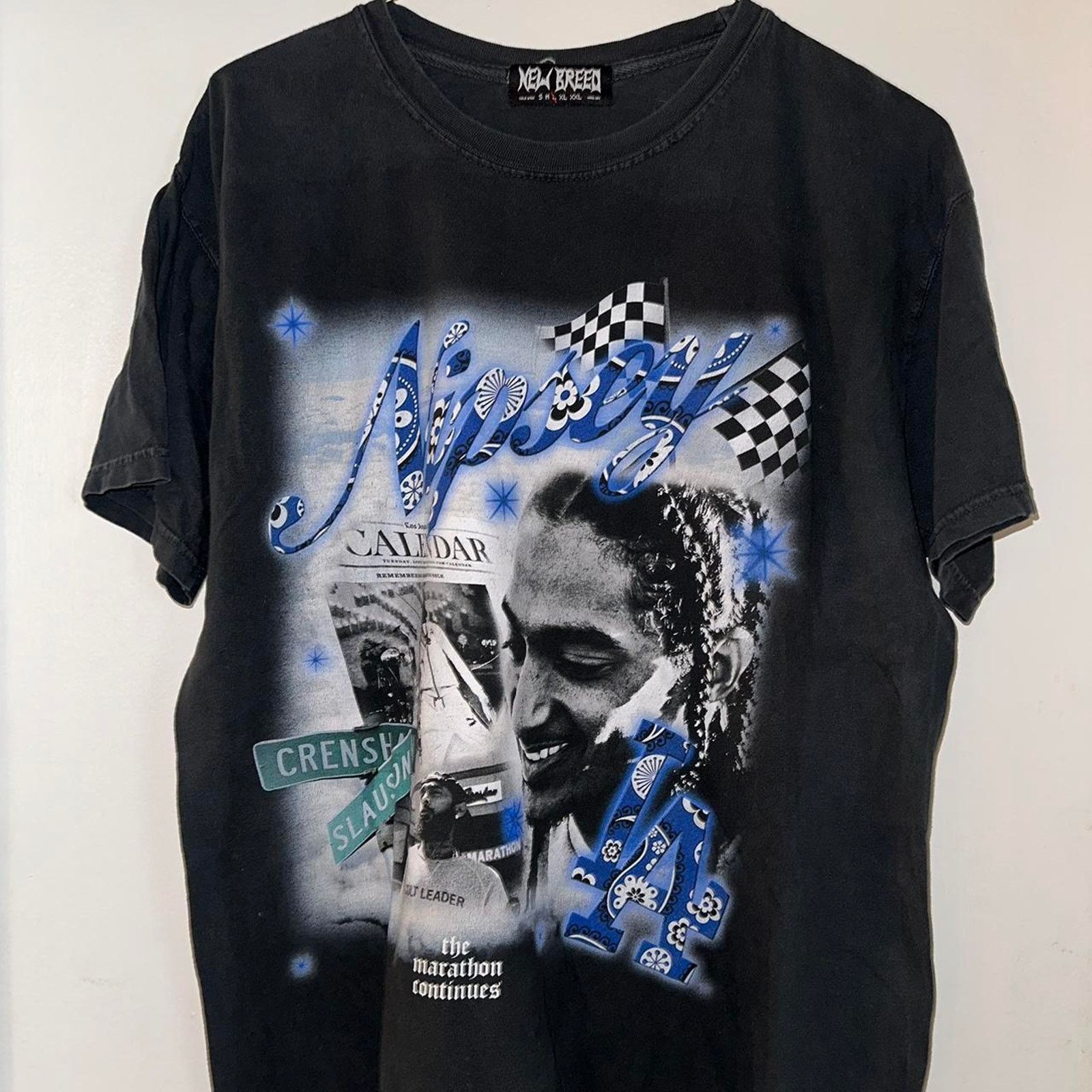 Rap Tees Y2K New Breed Nipsey Hussle T Shirt size L Size US L / EU 52-54 / 3 - 1 Thumbnail