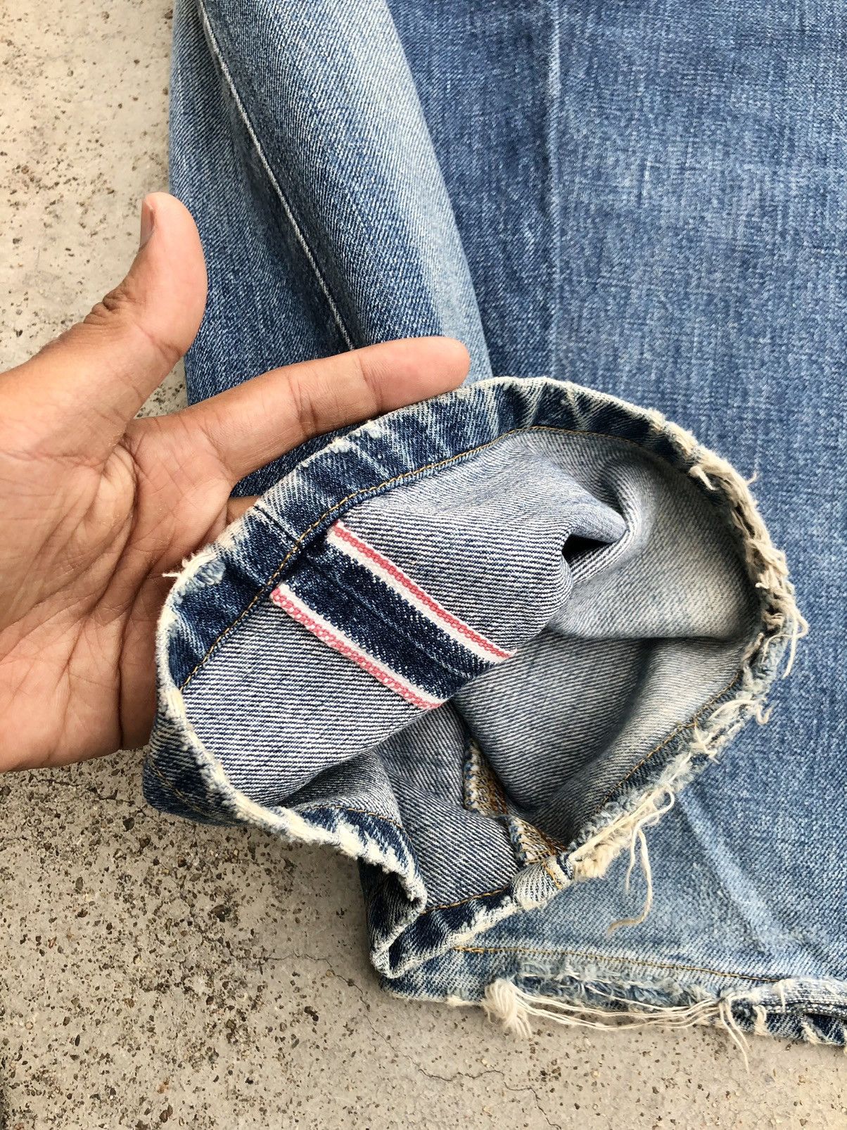 Edwin WIDE LEG VINTAGE SELVEDGE DENIM Size US 33 - 7 Thumbnail