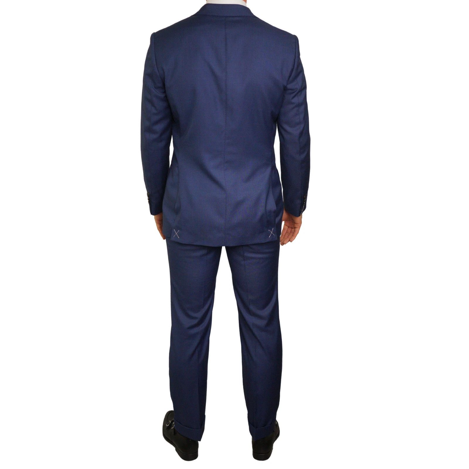 Suitsupply Men Suitsupply Suit Lazio Single High Rise Pleated Blue US34 Size 34R - 3 Thumbnail