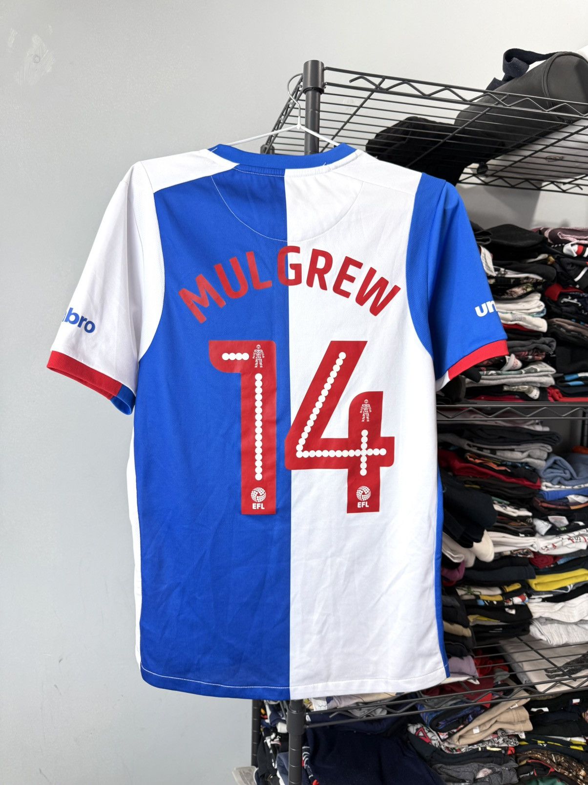 Umbro Umbro Blackburn Rovers Soccer Jersey T Shirt Size US S / EU 44-46 / 1 - 2 Thumbnail