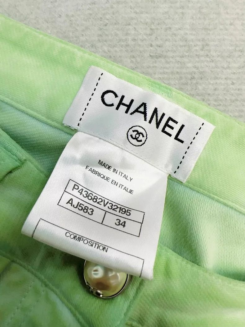 Chanel Chanel Green casual trousers Size 42" / US 20 - 4 Thumbnail
