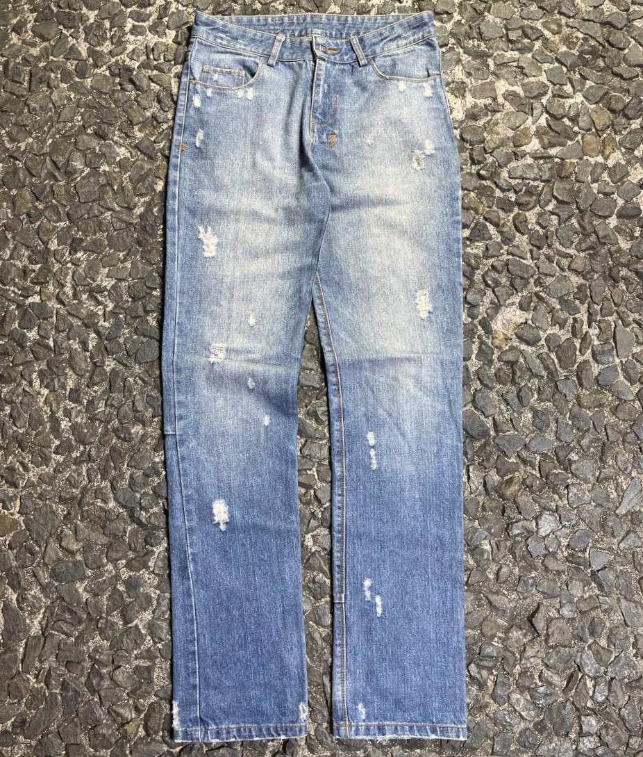 Ksubi Ksubi - Tattered Denim Jeans Size US 29 - 1 Thumbnail