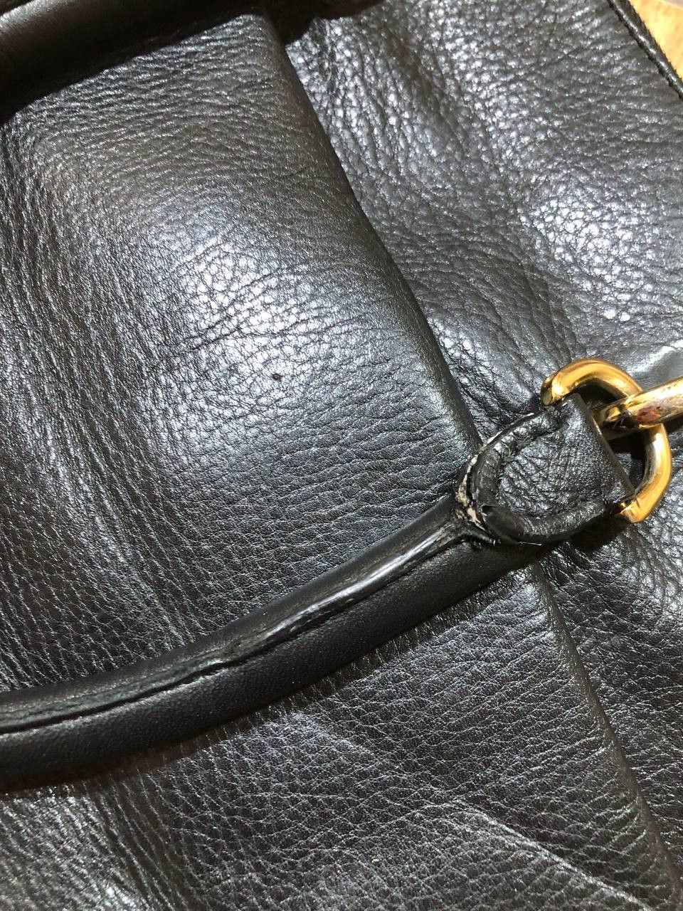 Dolce & Gabbana DOLCE&GABBANA Black Leather Bag Handbag with Logo Plate Size ONE SIZE - 7 Thumbnail