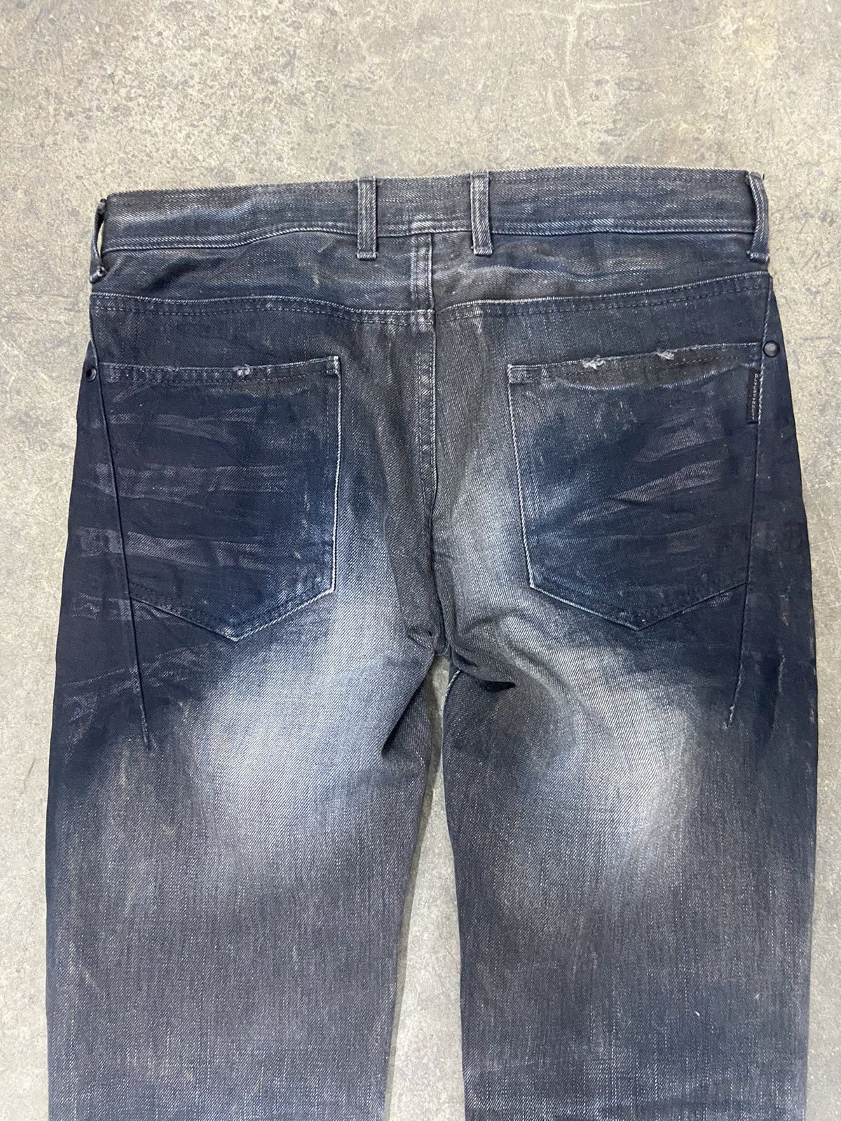 Black Barrett 🔥 Black Barret by Neil Barrett jeans acid wash Size US 30 / EU 46 - 6 Thumbnail