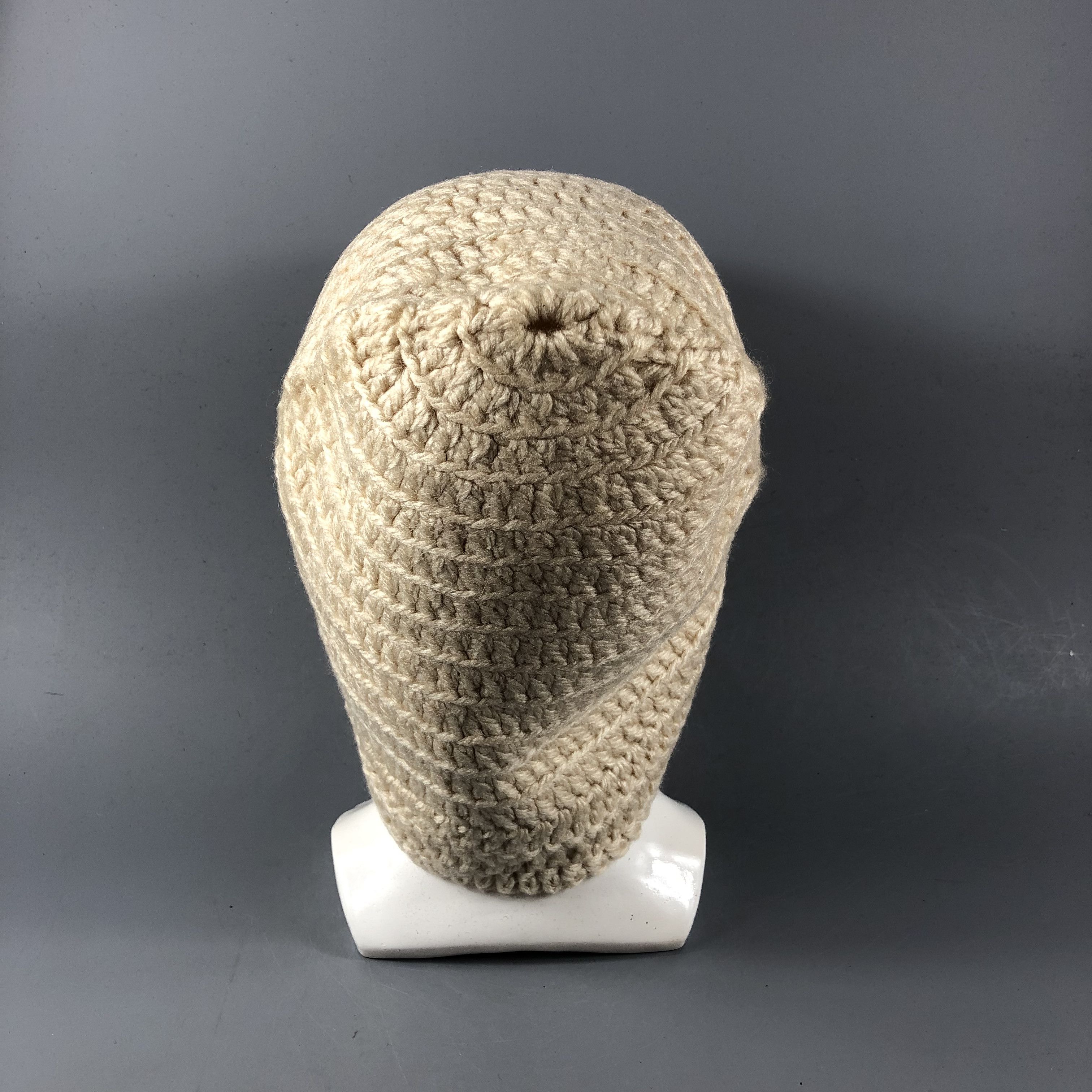 Vintage Knit Slouchy Turban Beanie Snowcap Snow Hat B707 Size ONE SIZE - 3 Thumbnail