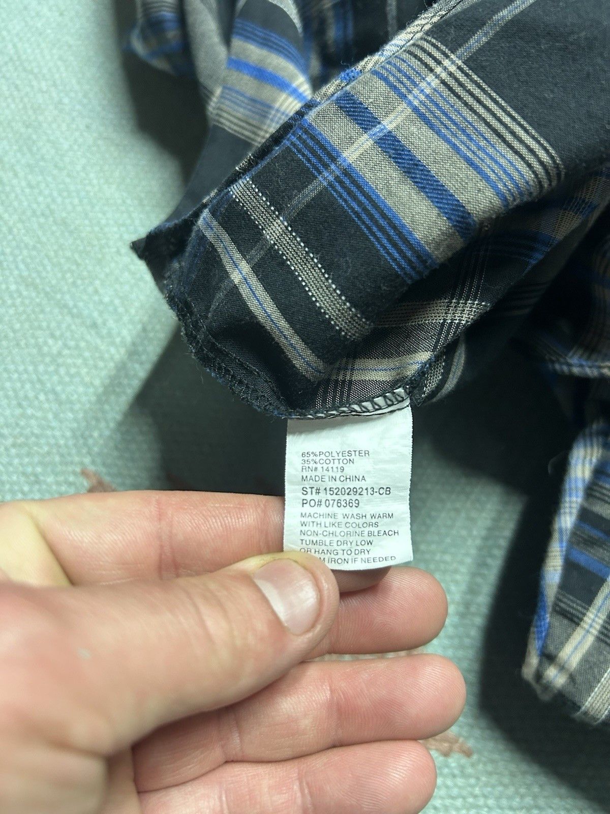 Vintage Ely Cattleman pearl snap shirt plaid cowboy western XXL Size US XXL / EU 58 / 5 - 6 Thumbnail