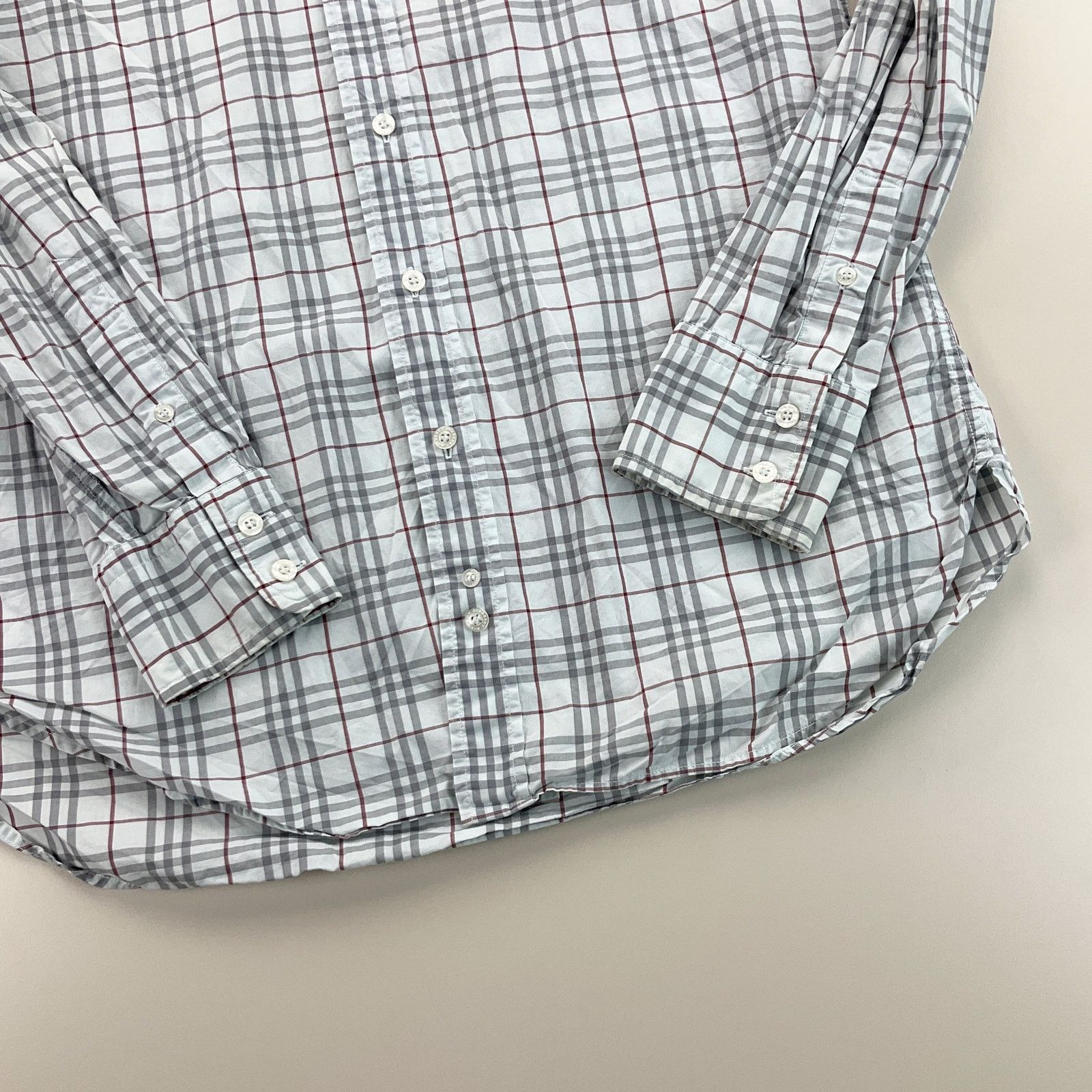 Burberry Modernes Burberry Nova Check Shirt - Medium mens grey Size US M / EU 48-50 / 2 - 2 Thumbnail