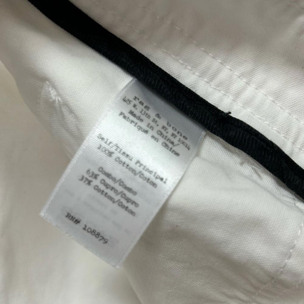 Rag & Bone rag & bone l Straight Leg White Cropped "Grace Pant" Size 6 Size 28" / US 6 / IT 42 - 10 Thumbnail