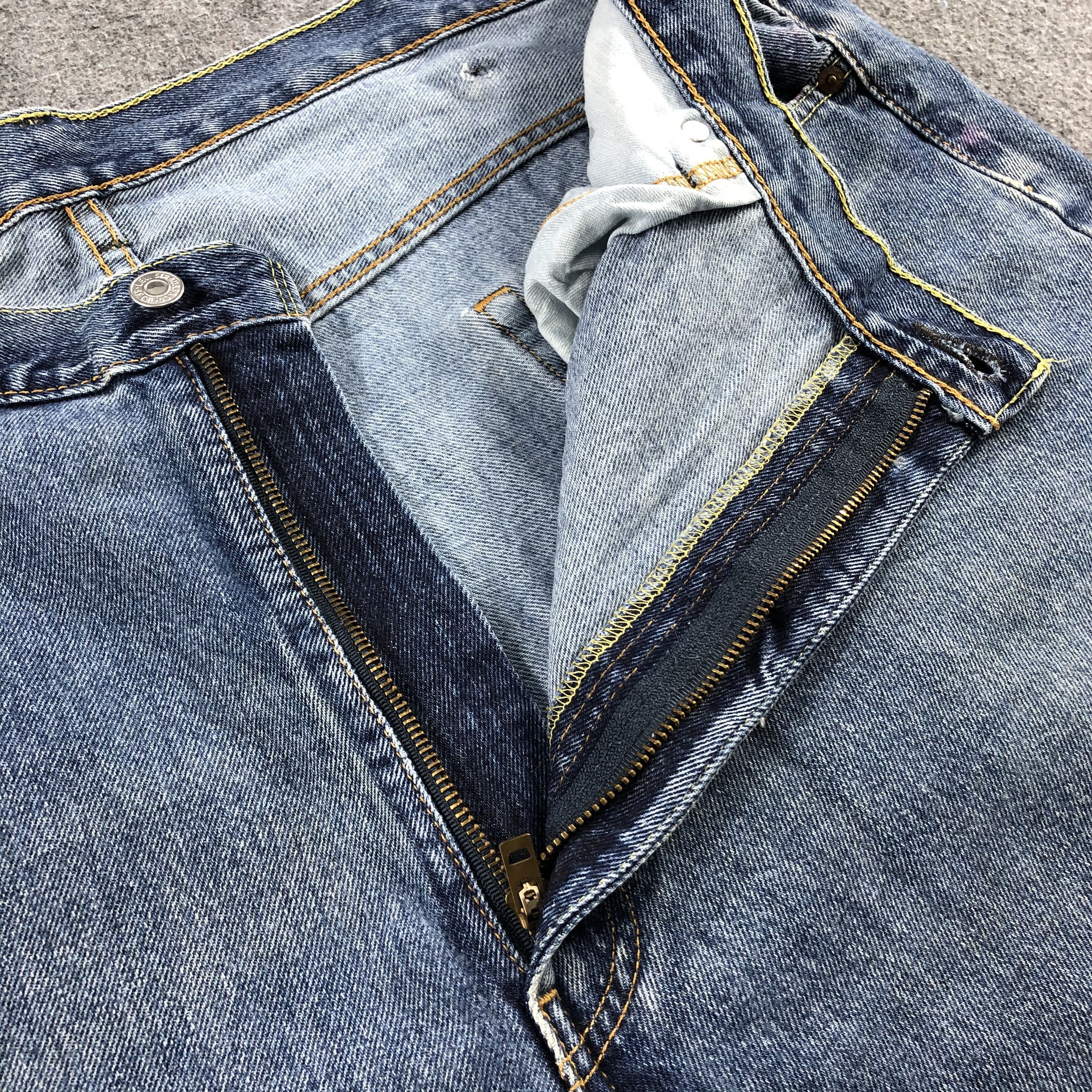 Levi's Vintage Blue Wash Levis 550 Jeans-J1609 Size US 44 / EU 60 - 10 Thumbnail