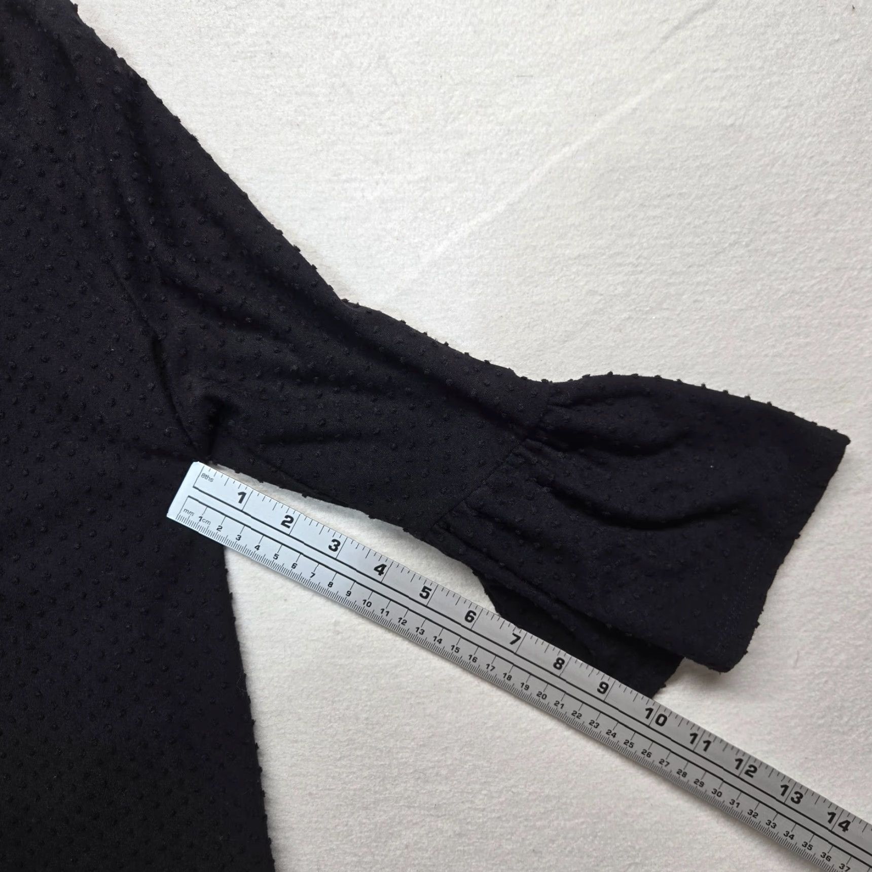 Vintage W5 Shirt Blouse Long Sleeve Solid Black Plaid USA Made Women S Small Mens? Womens Size S / US 4 / IT 40 - 5 Thumbnail