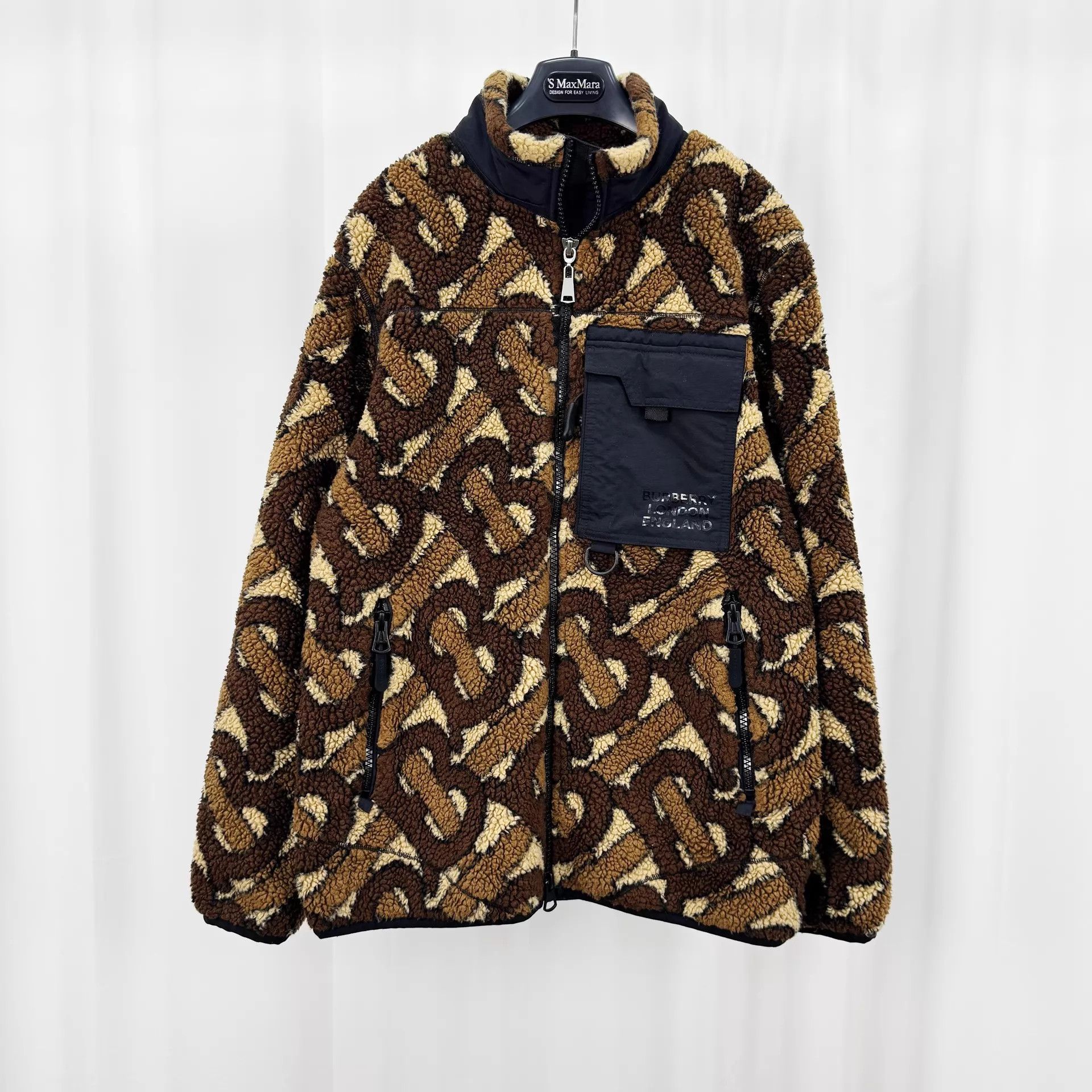 Burberry Burberry Fleece AlloverPrint Jkt 50 98N Z Pull Lost Size US M / EU 48-50 / 2 - 1 Thumbnail