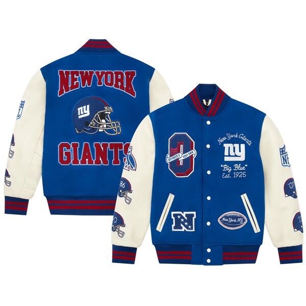 Drake OVO x NFL NEW YORK GIANTS OG VARSITY JACKET Size US S / EU 44-46 / 1 - 2 Thumbnail