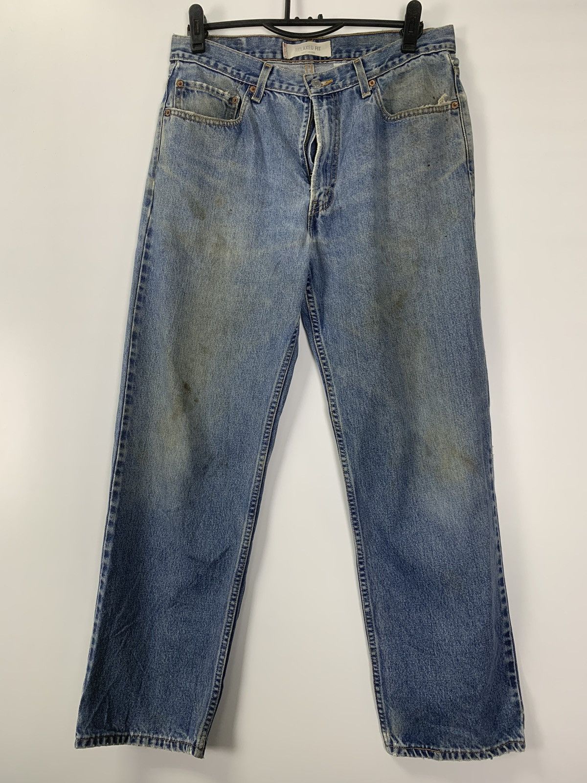 Levi's × Vintage Vintage Levis 550 distressed denim Size US 34 / EU 50 - 1 Thumbnail