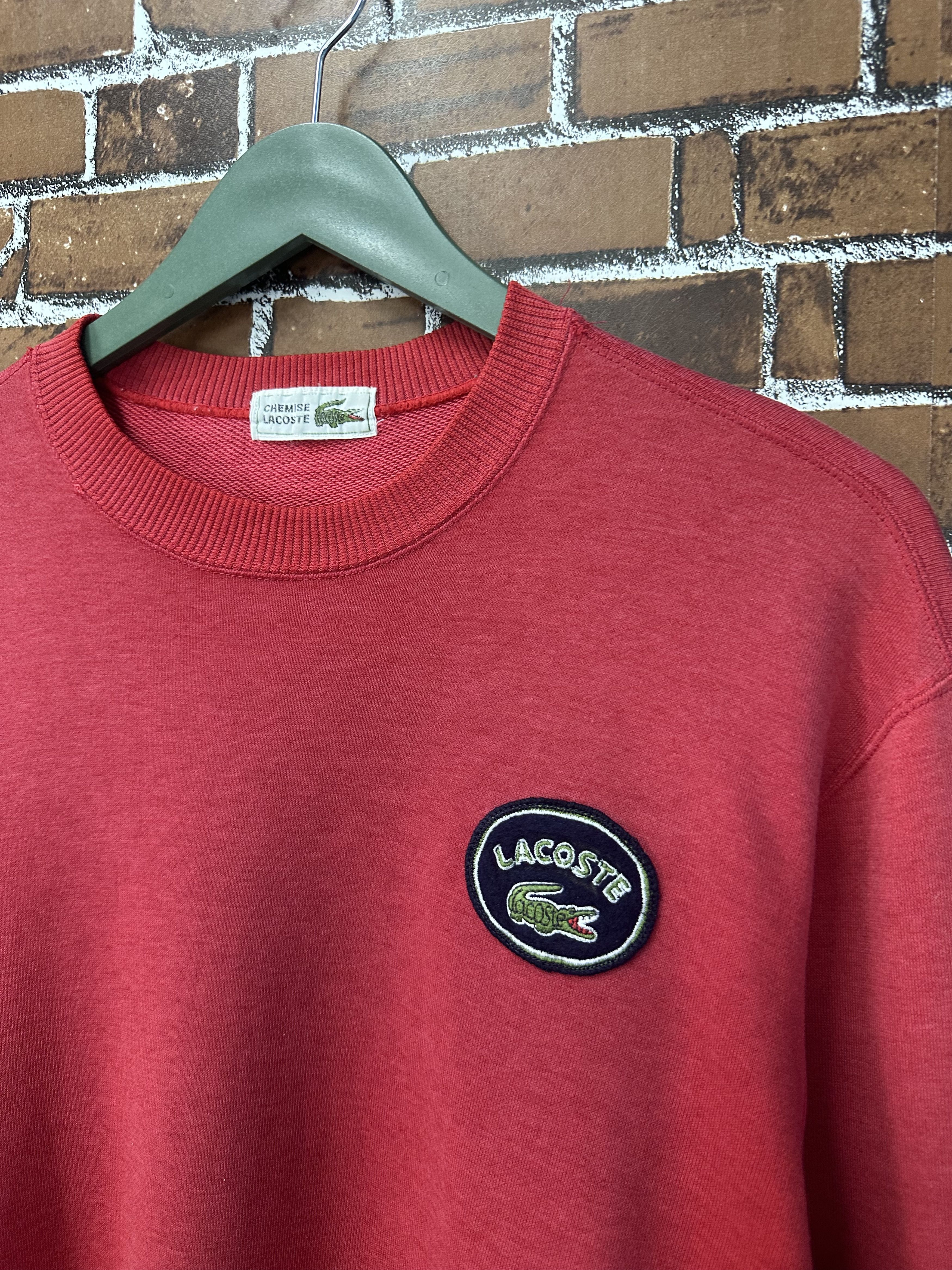Lacoste Vintage Lacoste Sunfaded Crewneck Z494 Size US M / EU 48-50 / 2 - 3 Thumbnail