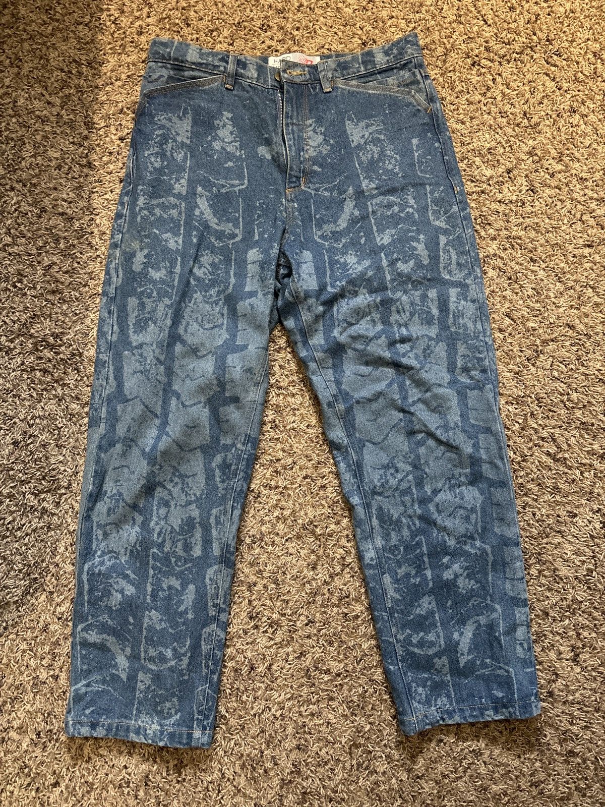image of Bronze 56K Tire Track Denim Pants, Men's (Size 32)