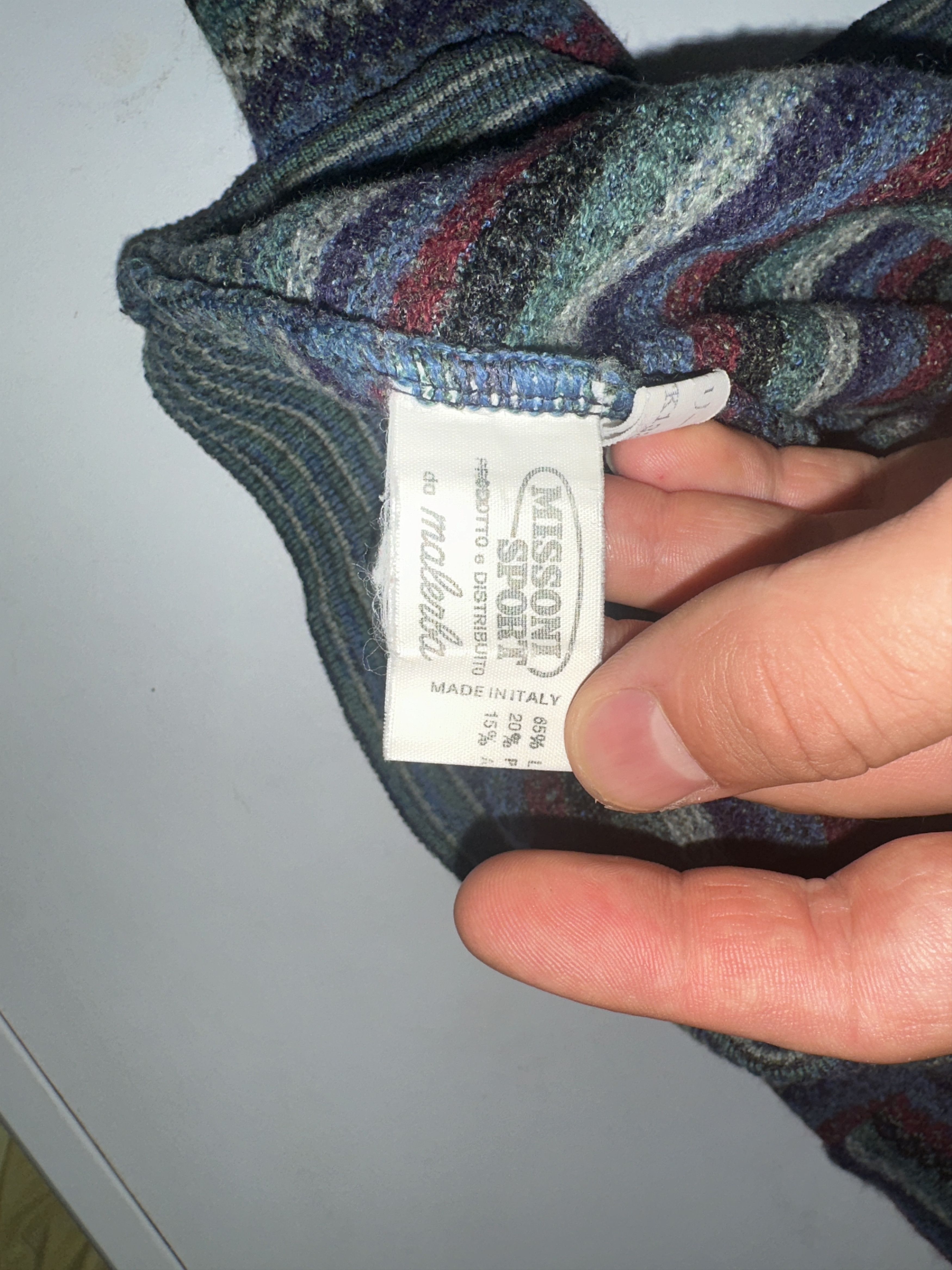 Missoni Missoni Sport Rainbow 3D Striped Pullover Cosby Size 54 L Size US L / EU 52-54 / 3 - 14 Thumbnail
