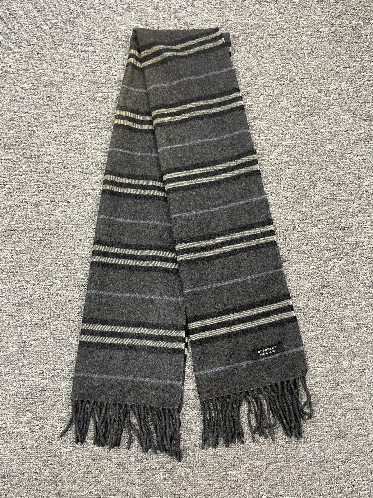 Burberry Vintage Burberry Cashmere Wool Scarf Muffler Size ONE SIZE - 5 Thumbnail