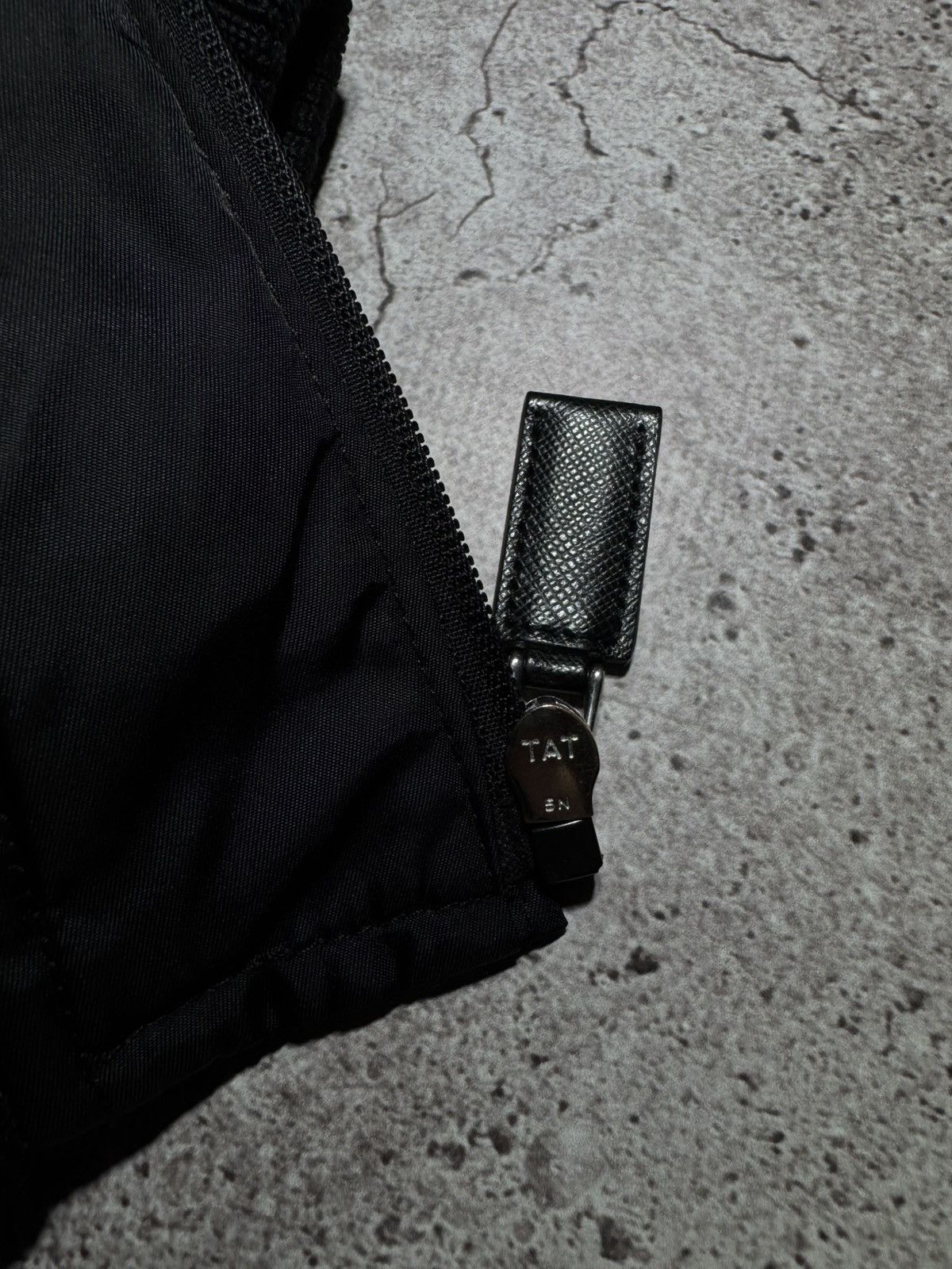 Prada Prada Nylon Bomber Jacket Black Rare Triangle Logo Size US M / EU 48-50 / 2 - 12 Thumbnail