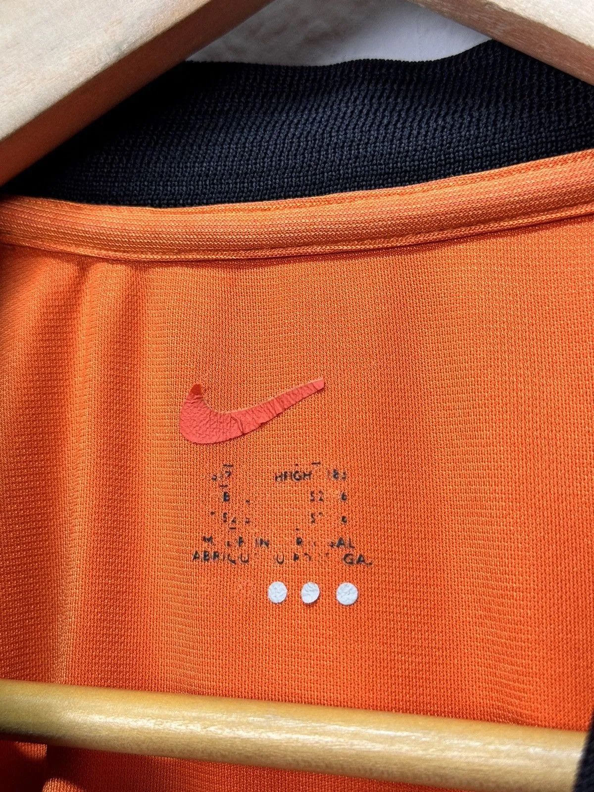 Nike × Vintage VERY RARE NIKE NETHERLANDS KNVB SOCCER JERSEY Y2K DRILL 90s Size US L / EU 52-54 / 3 - 9 Thumbnail