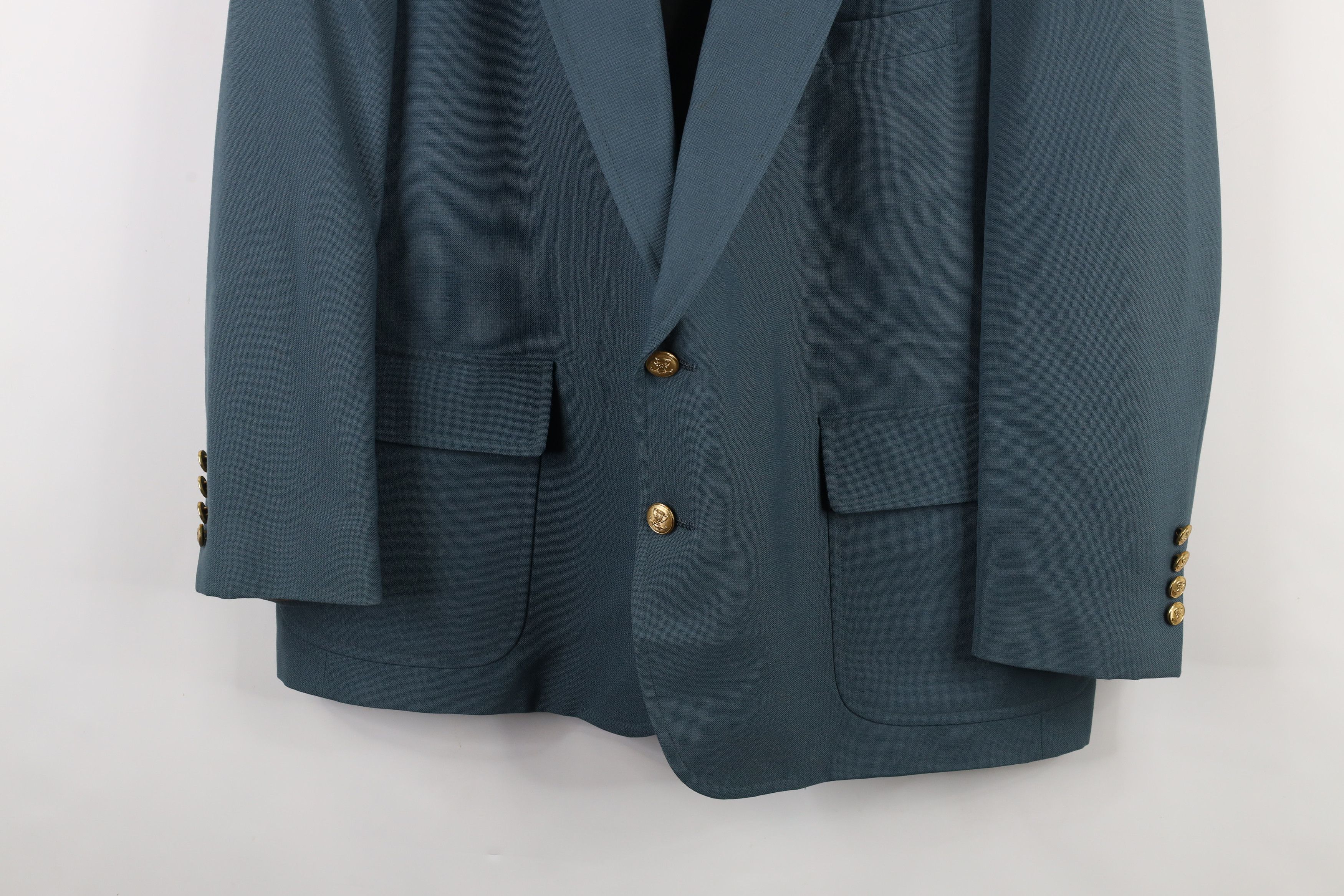 Vintage Vintage 90s Palm Beach Button Suit Coat Jacket Blazer USA Size US XXL / EU 58 / 5 - 3 Thumbnail