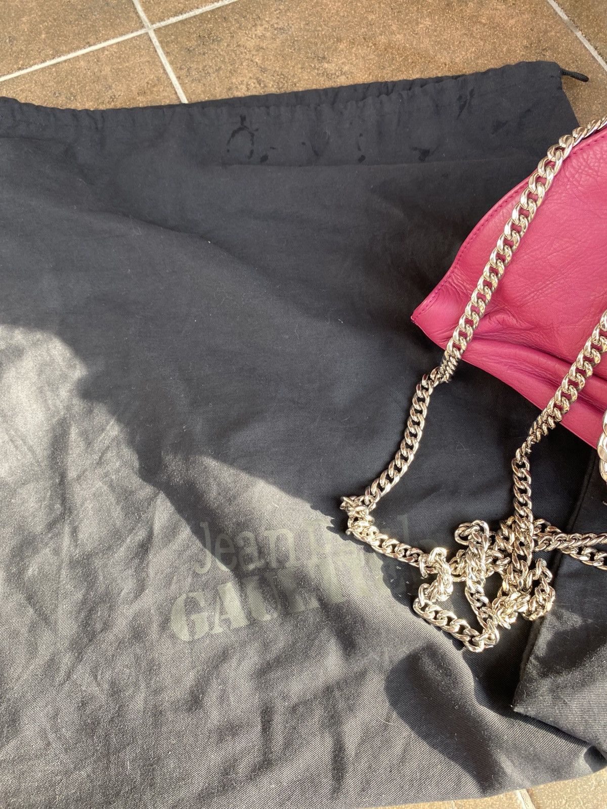Jean Paul Gaultier Jean Paul Gaultier Glamour Leather Chain Bag Size ONE SIZE - 6 Thumbnail