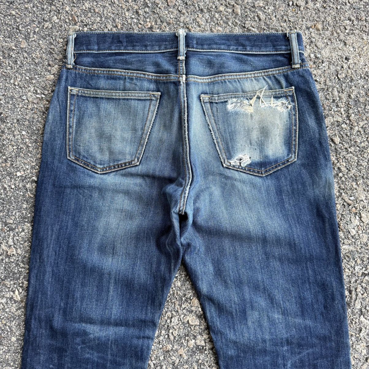 Japanese Brand VINTAGE JAPANESE MUD WASH JEAN DENIM PANTS Size US 35 - 10 Thumbnail