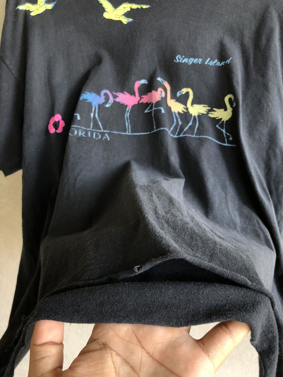 Nutmeg Vintage Nutmeg Singer Island Florida distressed t shirt Size US L / EU 52-54 / 3 - 4 Thumbnail
