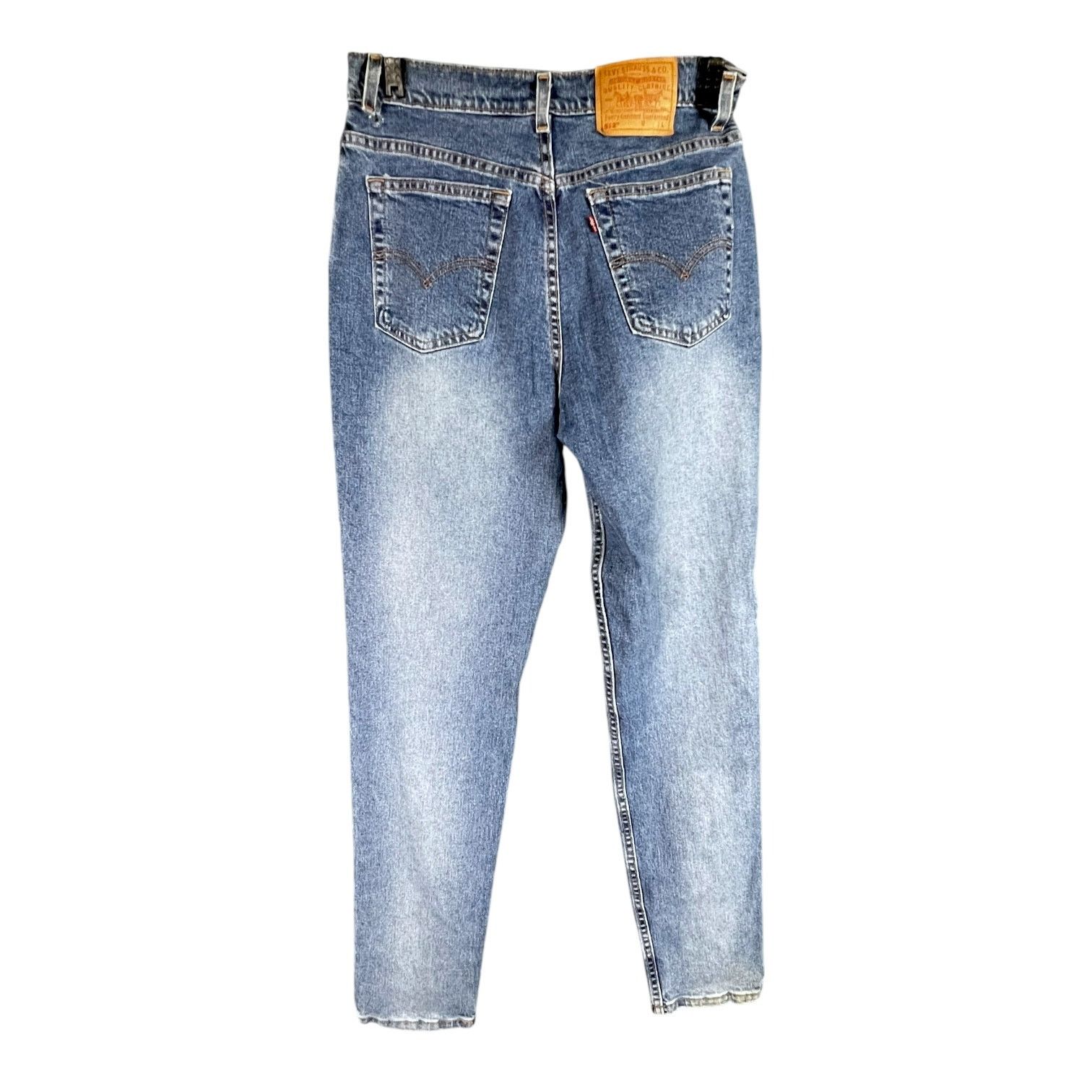 Levi's Vintage 90s Women's Levi's 512 Tapered Red Tab Jeans 12 L Size 34" / US 12 / IT 48 - 2 Thumbnail