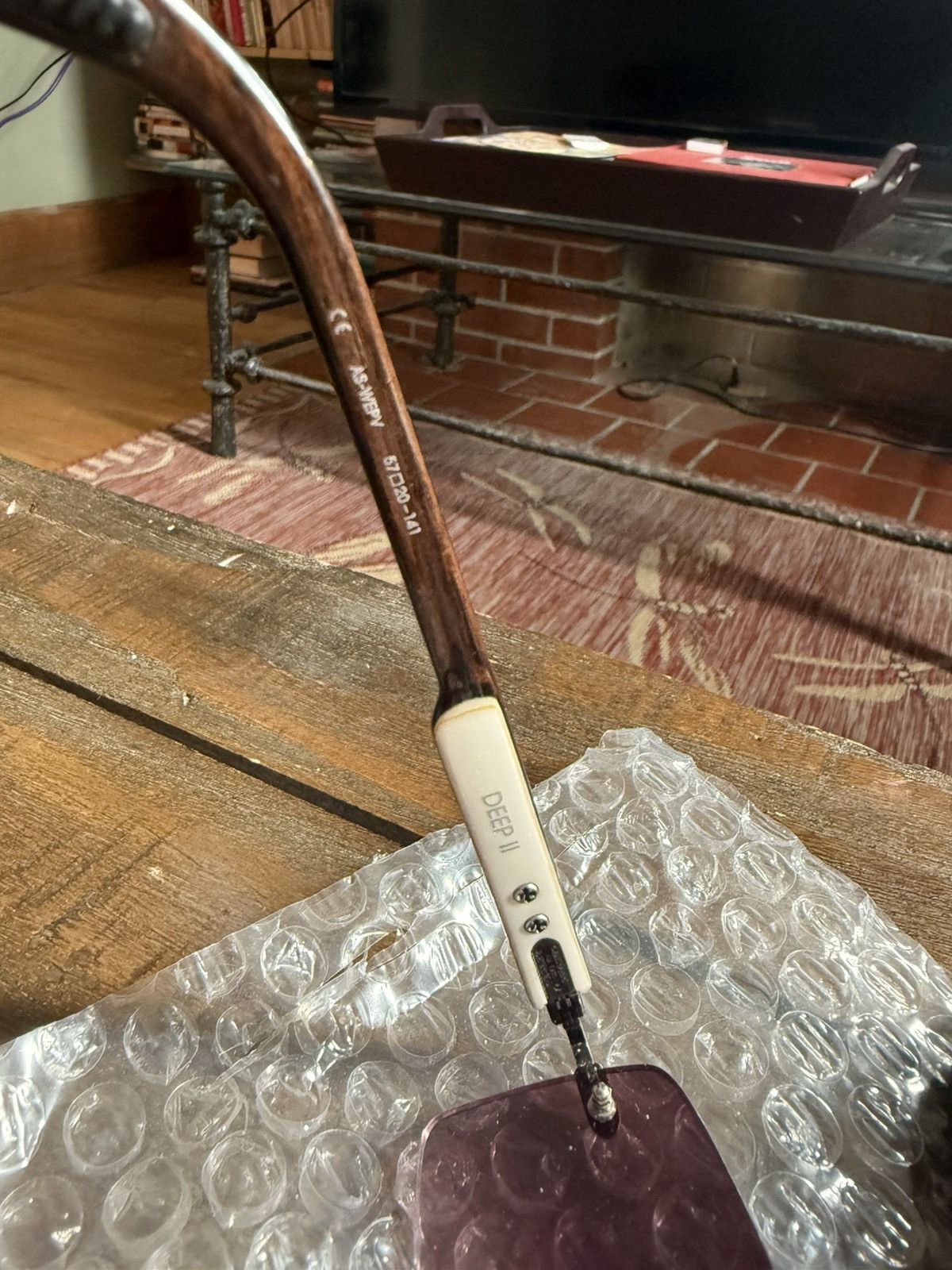 Chrome Hearts Deep II ebony frames (white/purp) Size ONE SIZE - 4 Thumbnail
