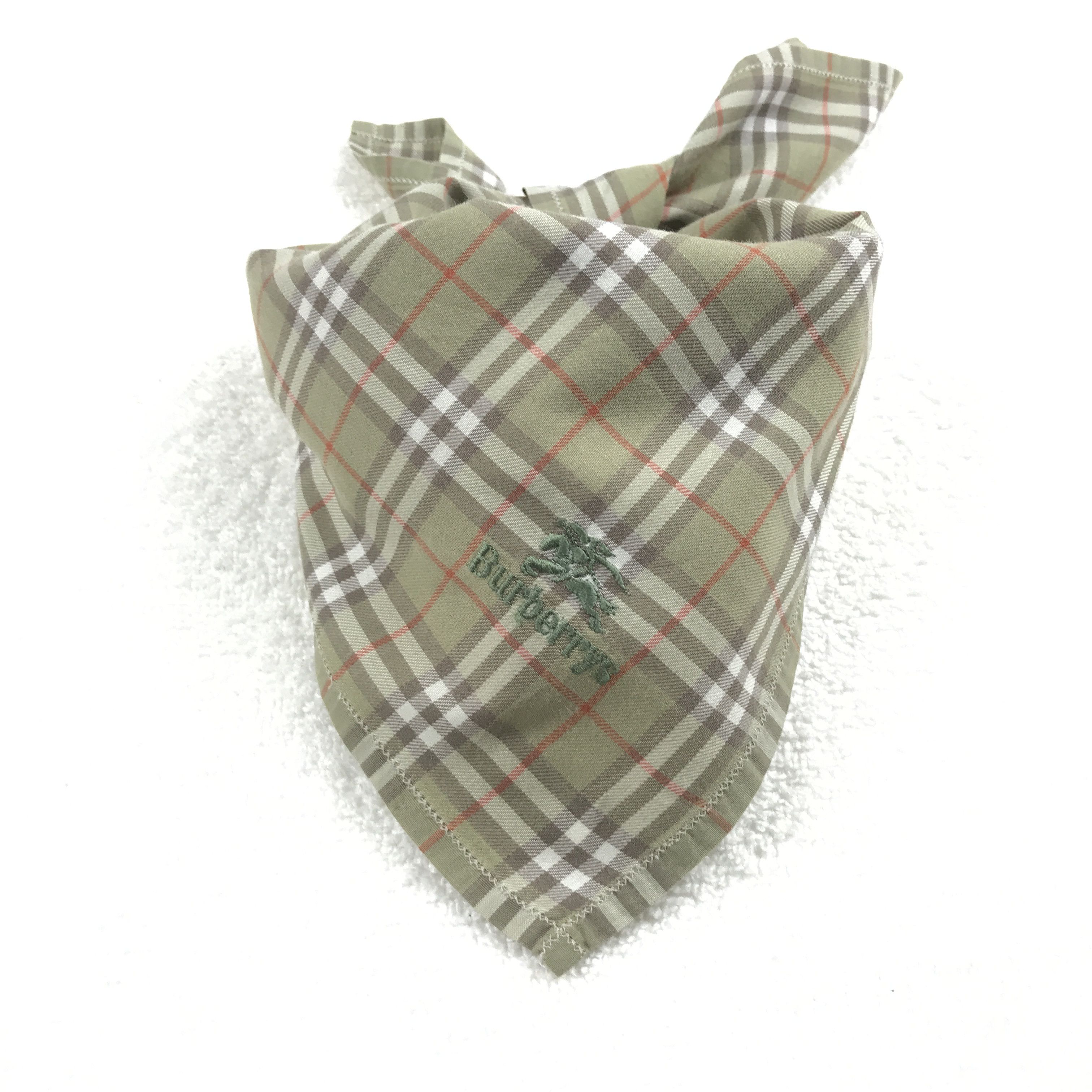 Burberry × Vintage Vintage Burberry Bandana Neckerchief Handkerchief Size ONE SIZE - 4 Thumbnail