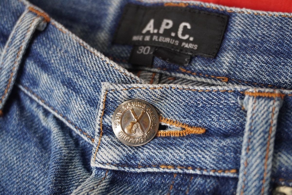 A.P.C. Vtg Apc jeans redline selvedge denim distressed grunge Size US 29 - 6 Thumbnail